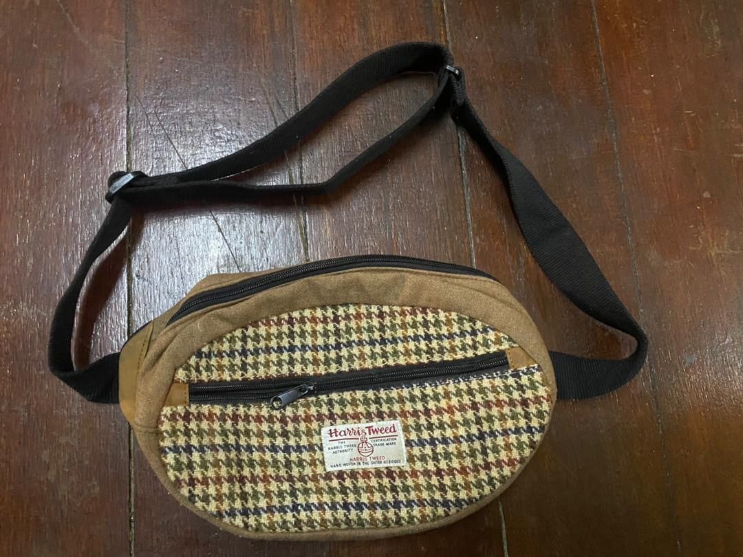 Designer × Harris Tweed Unisex🔥Harris tweed waist bag Size ONE SIZE - 4 Thumbnail