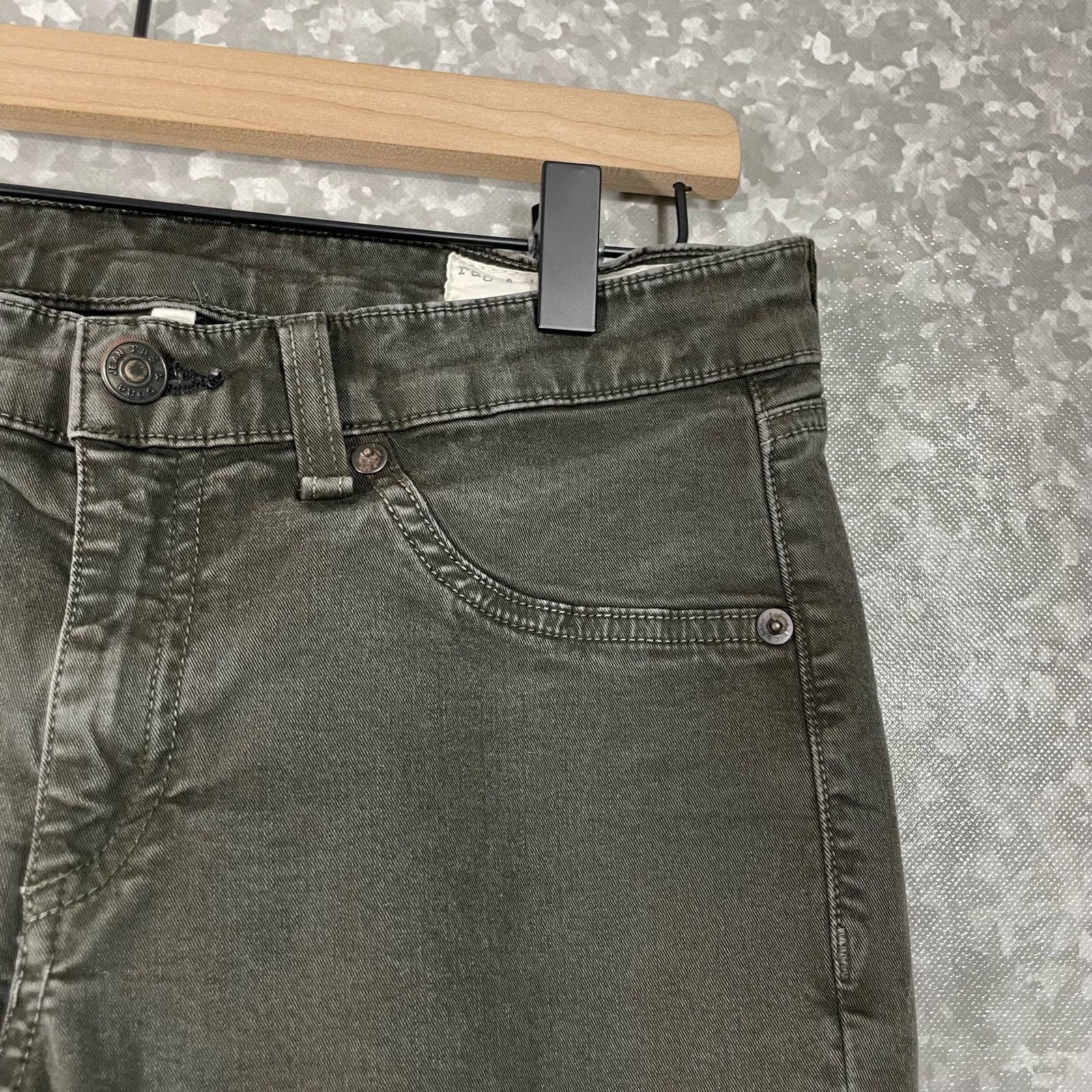 Rag & Bone Rag & Bone Jean Hunter Green/Black Legging Jeans - Size 28 Size 28" / US 6 / IT 42 - 2 Thumbnail