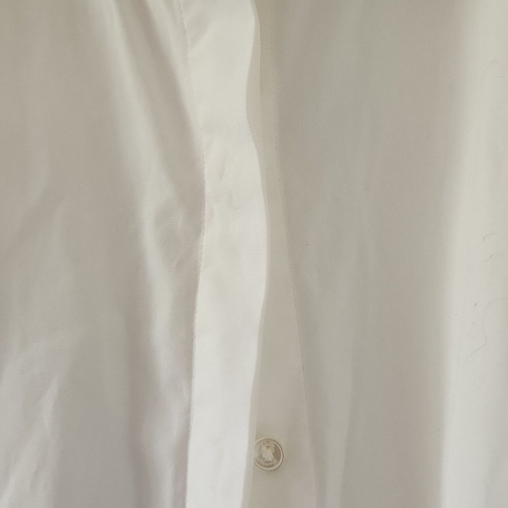 Massimo Dutti MASSIMO DUTTI | Button Down Shirt White Long Sleeve Sz 10 Size L / US 10 / IT 46 - 6 Thumbnail