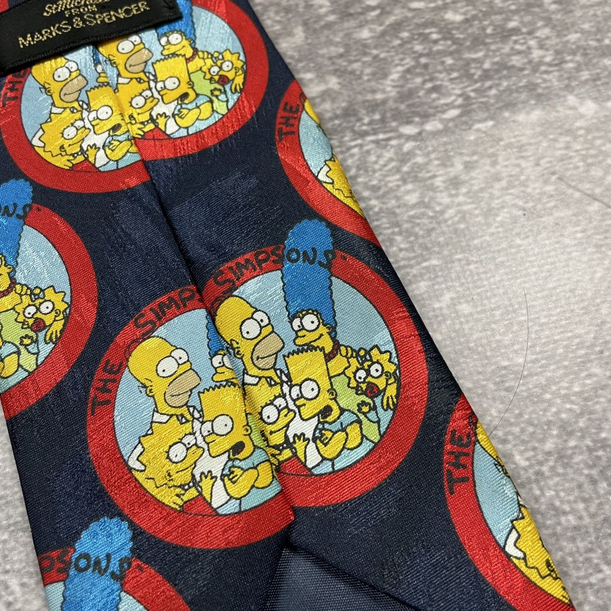The Simpsons Vintage 97 The Simpsons Mark And Spencer Tie Size ONE SIZE - 3 Thumbnail