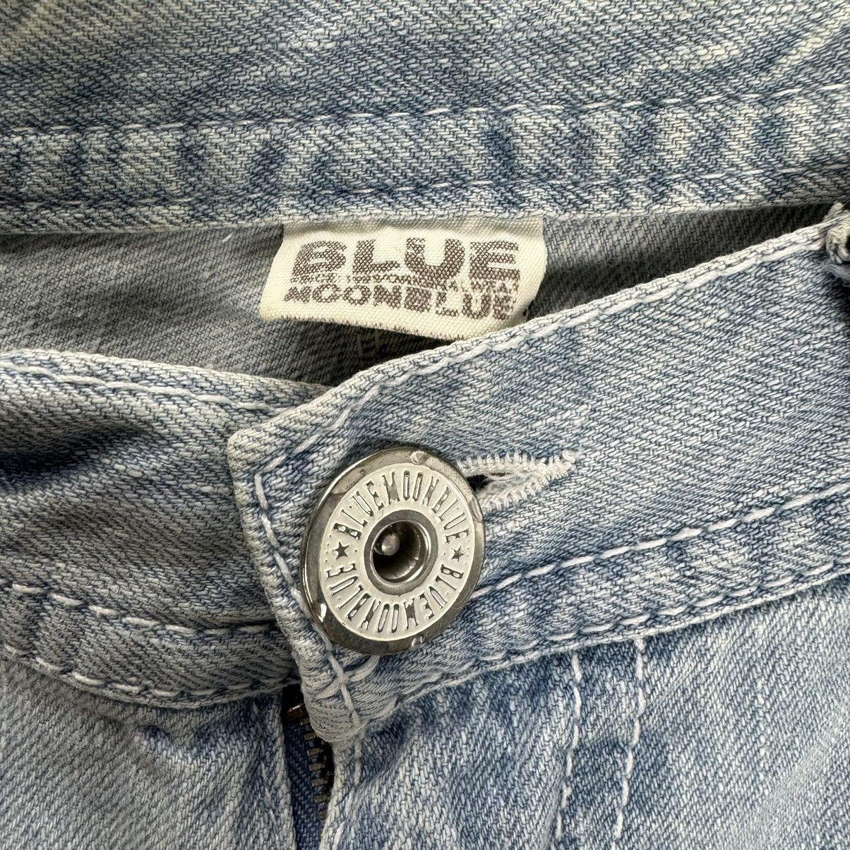 Blue Blue Japan ☀️BLUE MOON BLUE DENIM JEANS SINGLE POCKET PANTS Size US 32 / EU 48 - 6 Thumbnail