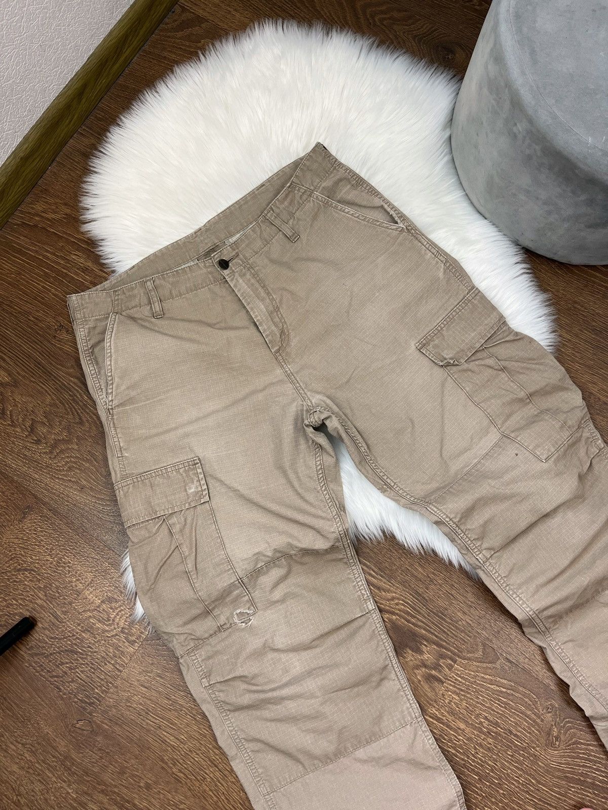Carhartt × Vintage Crazy Vintage 90s Carhartt Baggy Carpenter Pants Y2K Size US 34 / EU 50 - 11 Thumbnail