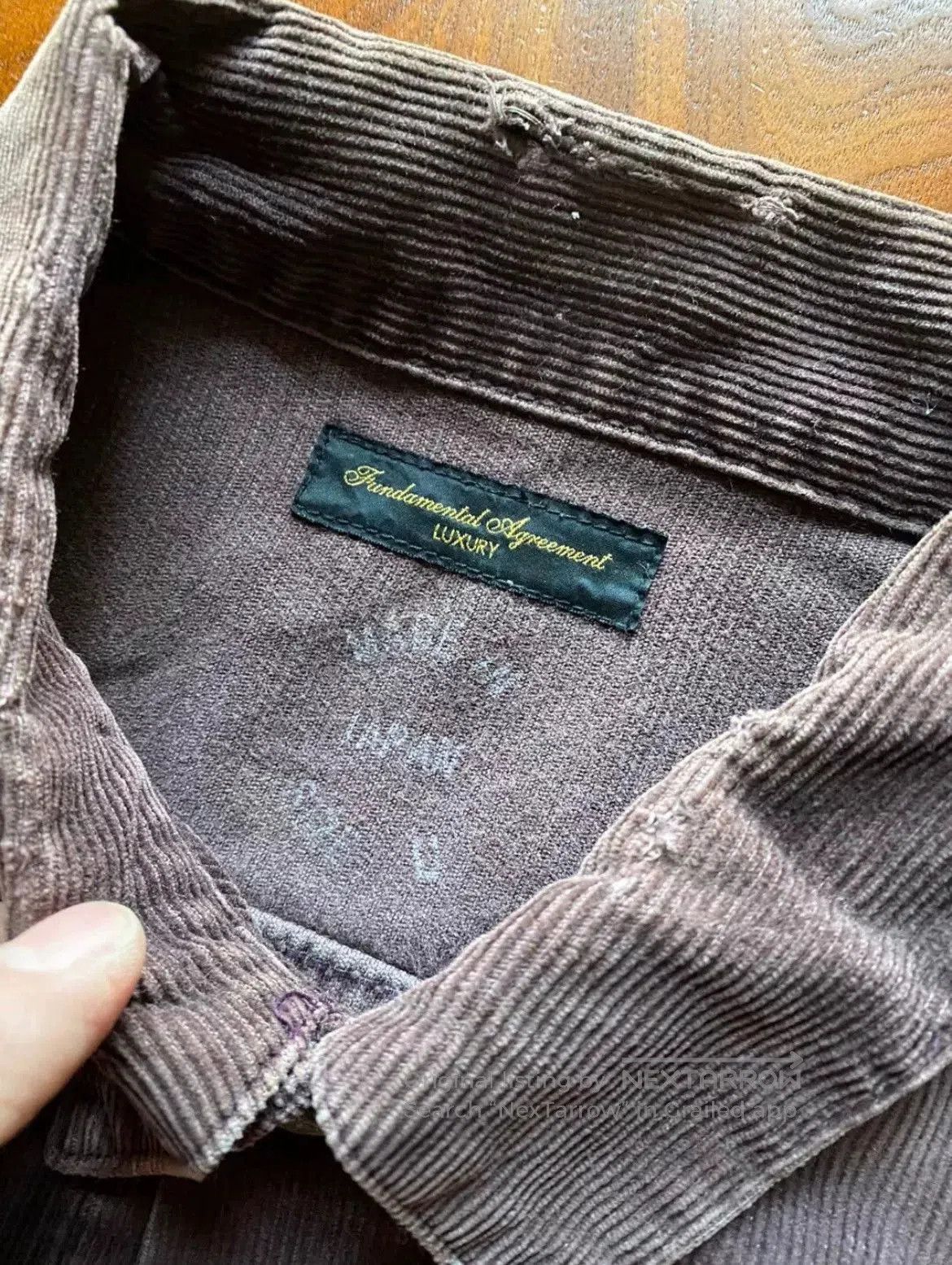 FDMTL fdmtl corduroy type 3 jacket in brown. Size US L / EU 52-54 / 3 - 2 Thumbnail