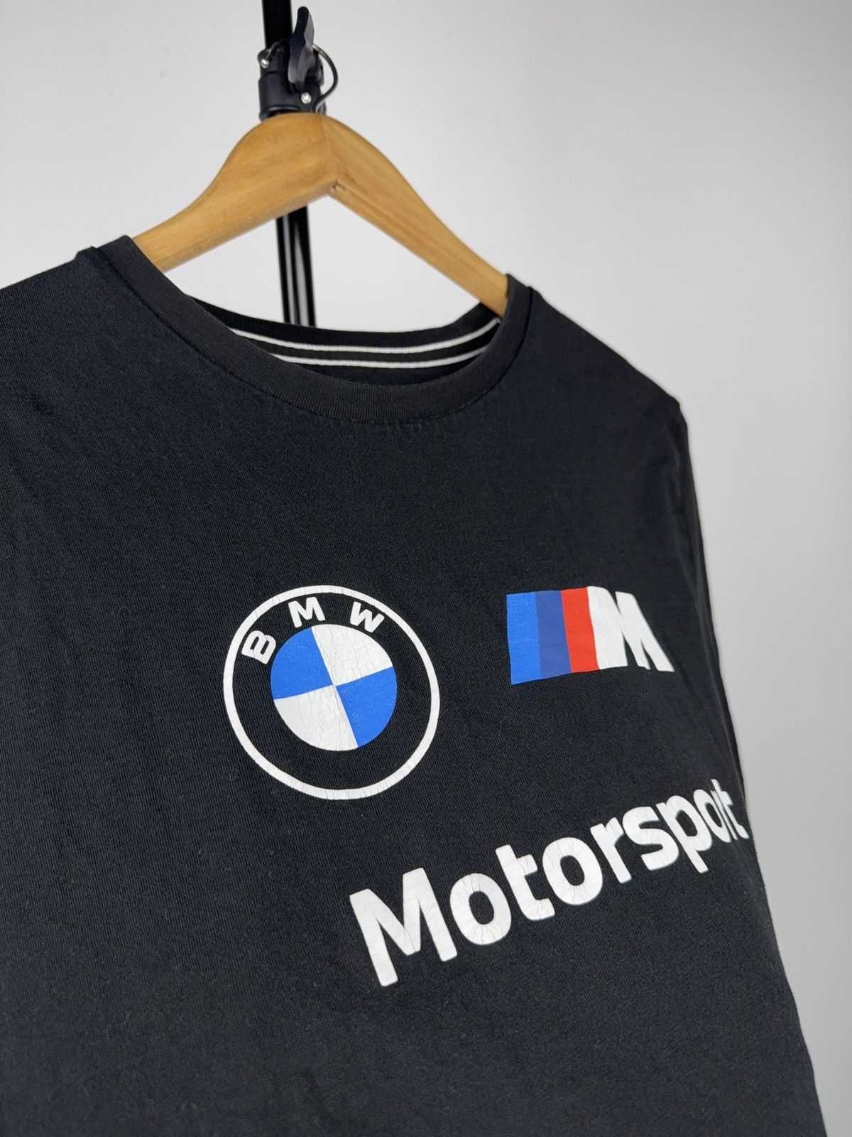 BMW BMW M Motorsport Racing Logo Puma Graphic T-Shirt Black XL Size US XL / EU 56 / 4 - 5 Thumbnail