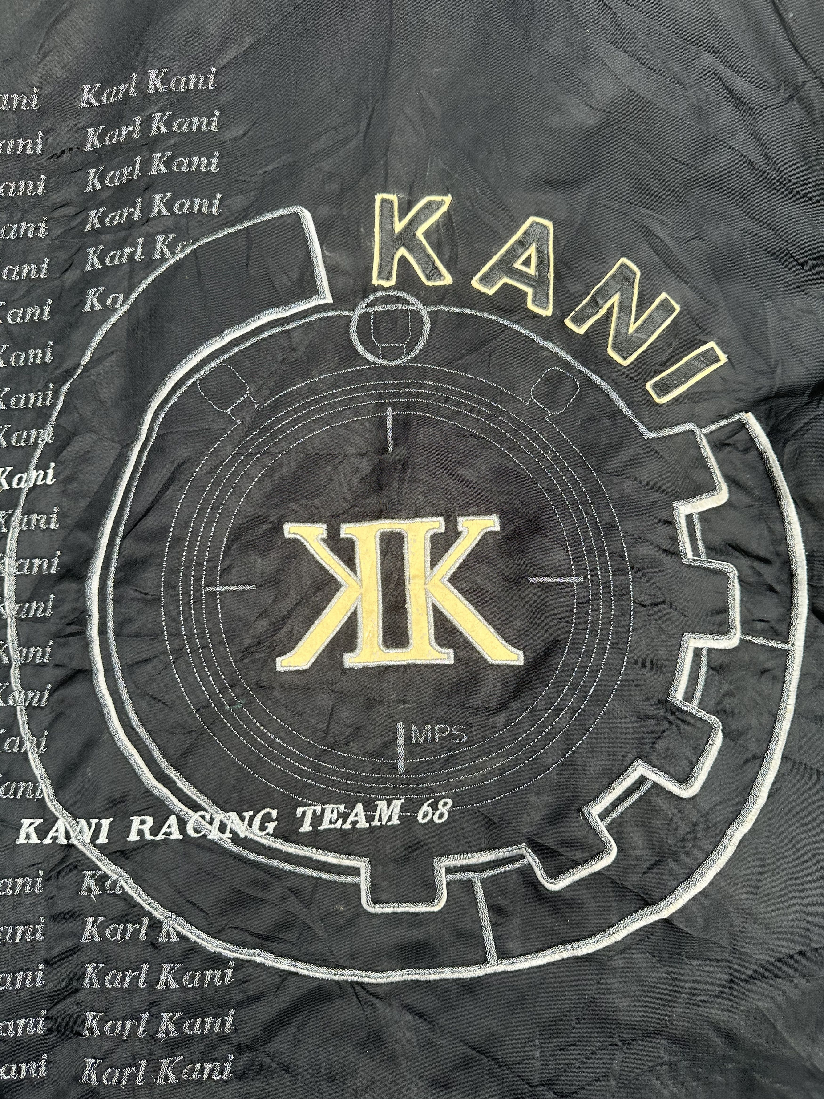 Karl Kani Vintage 90s Karl Kani 68 Leather Racing Team Jacket Size US L / EU 52-54 / 3 - 15 Thumbnail