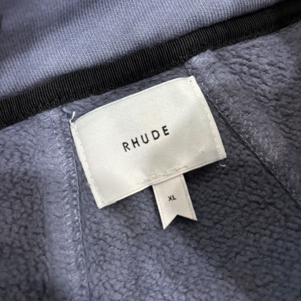 Rhude Rhude Washed Blue Quarter Zip Size US XL / EU 56 / 4 - 6 Thumbnail