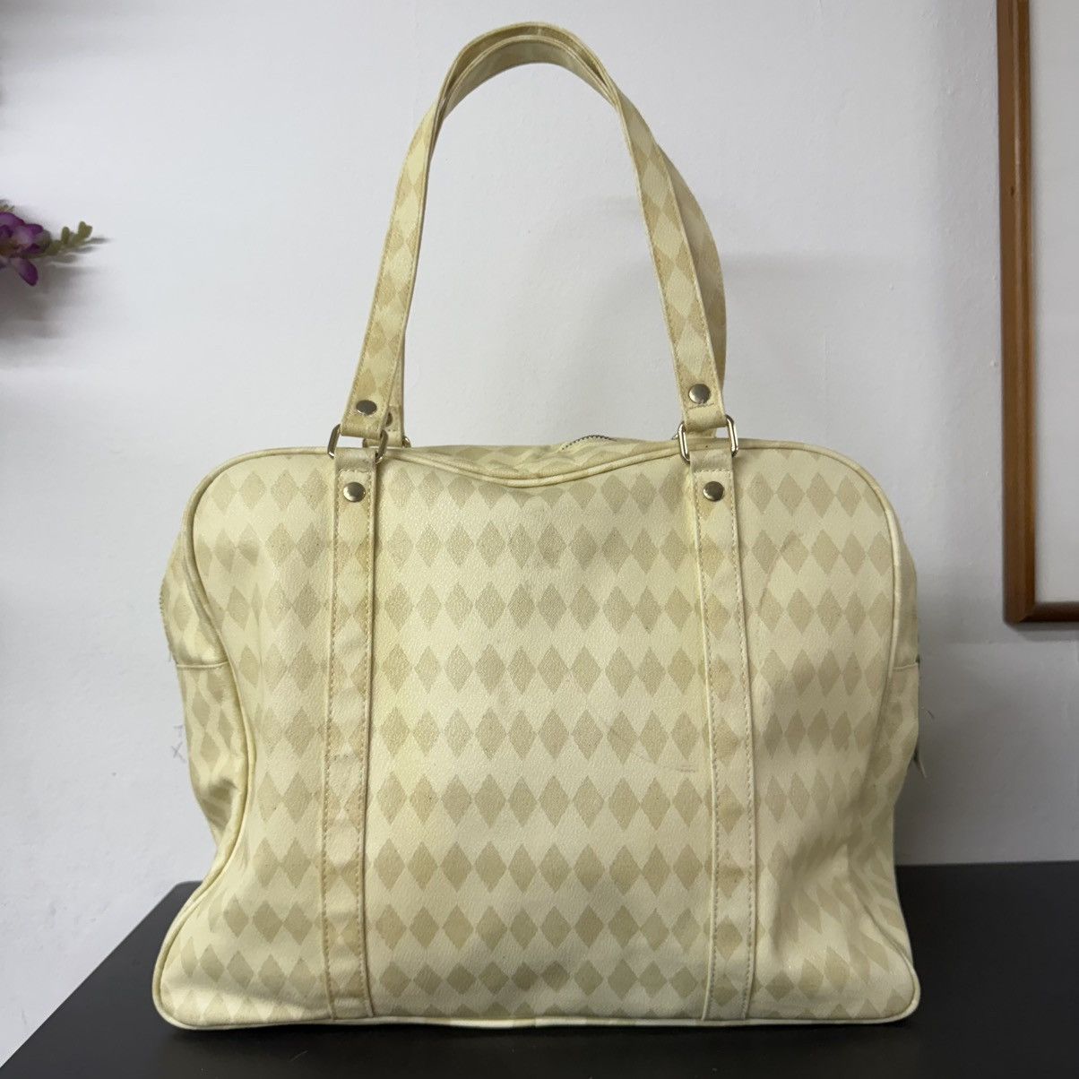 Fred Perry Vintage Fred Perry Mint Design Leather Boston Bag Size ONE SIZE - 9 Thumbnail