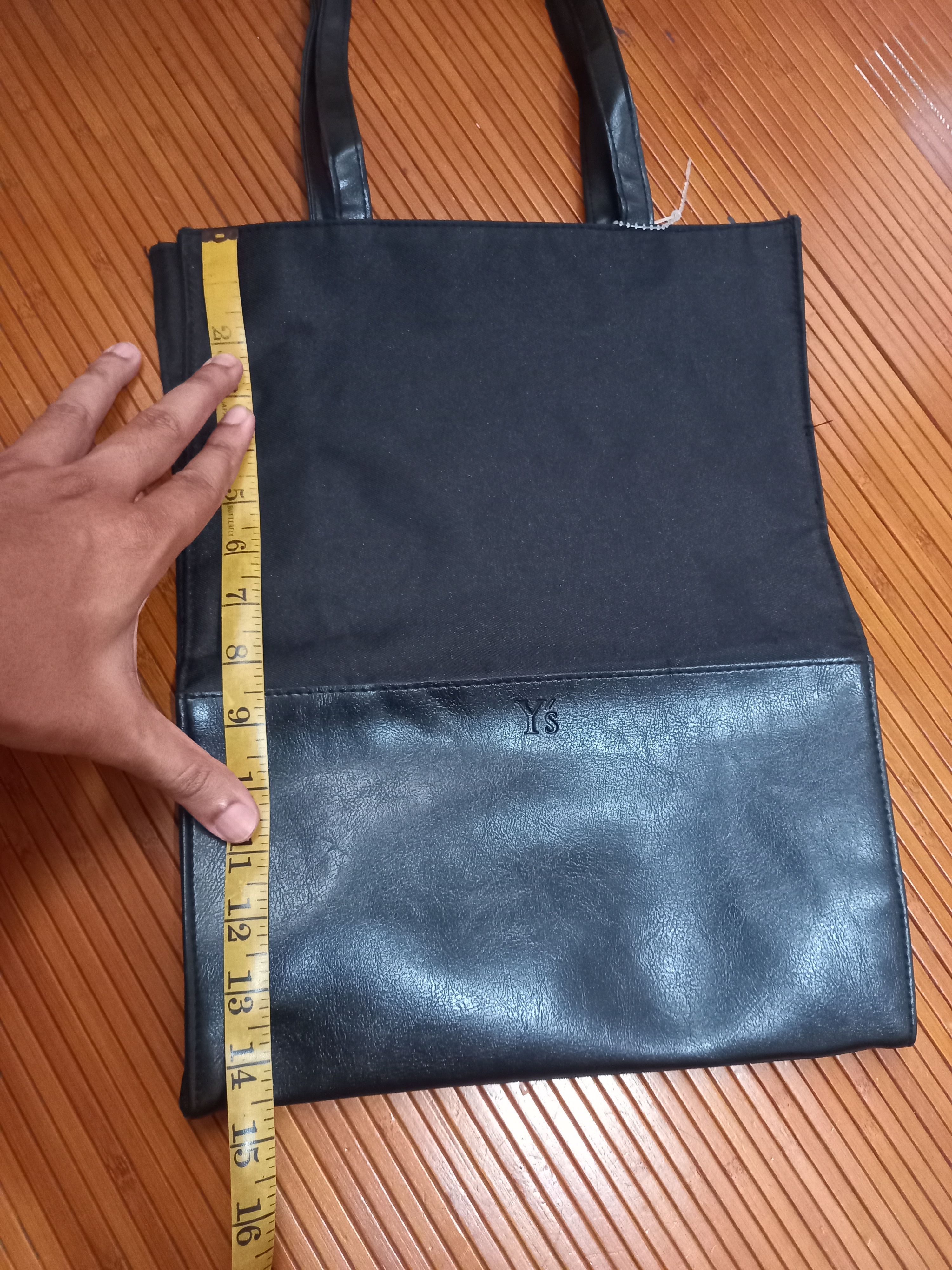 Yohji Yamamoto Yohji yamamoto tote bag half leather Size ONE SIZE - 6 Thumbnail