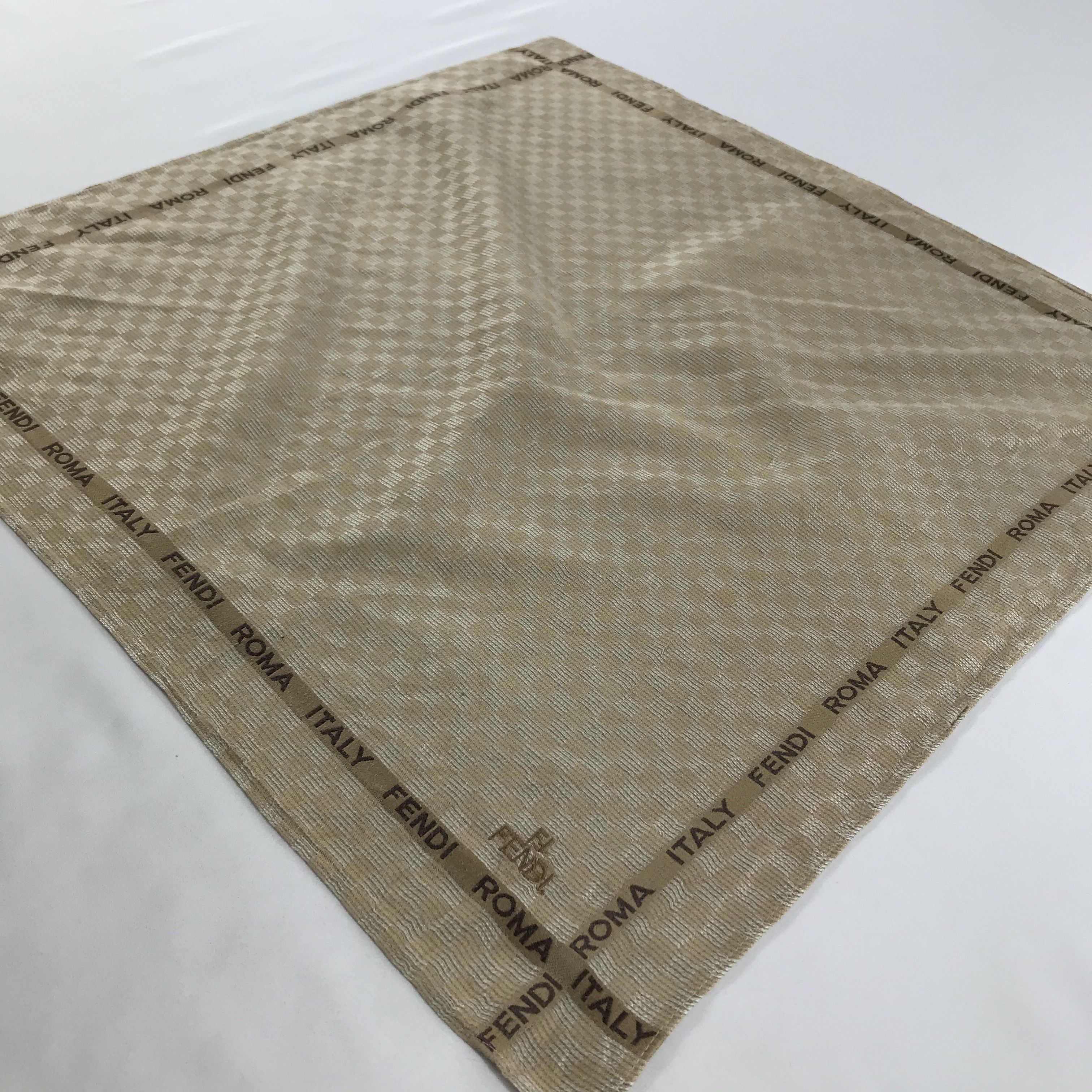 Vintage Vintage Fendi Bandana / Handkerchief / Neckerchief - S1573 Size ONE SIZE - 2 Thumbnail