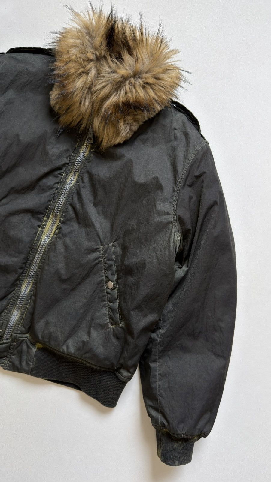 Our Legacy ‘Waxed Black Solaro Nylon’ Bomber Jacket Size US M / EU 48-50 / 2 - 7 Thumbnail