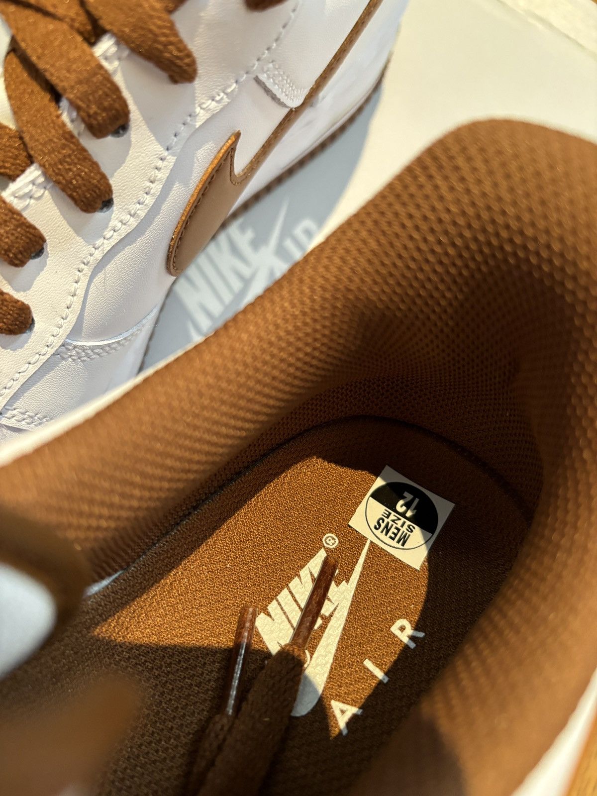 Nike Nike Air Force 1 Pecan Brown Size US 12 / EU 45 - 6 Thumbnail