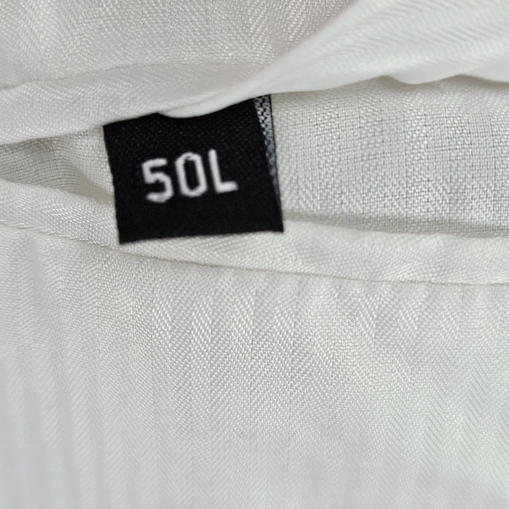 Vintage Lucci Collezione Ivory White 3 Gold Button Ventless Notch Blazer Sport Coat 50L Size 50R - 4 Thumbnail