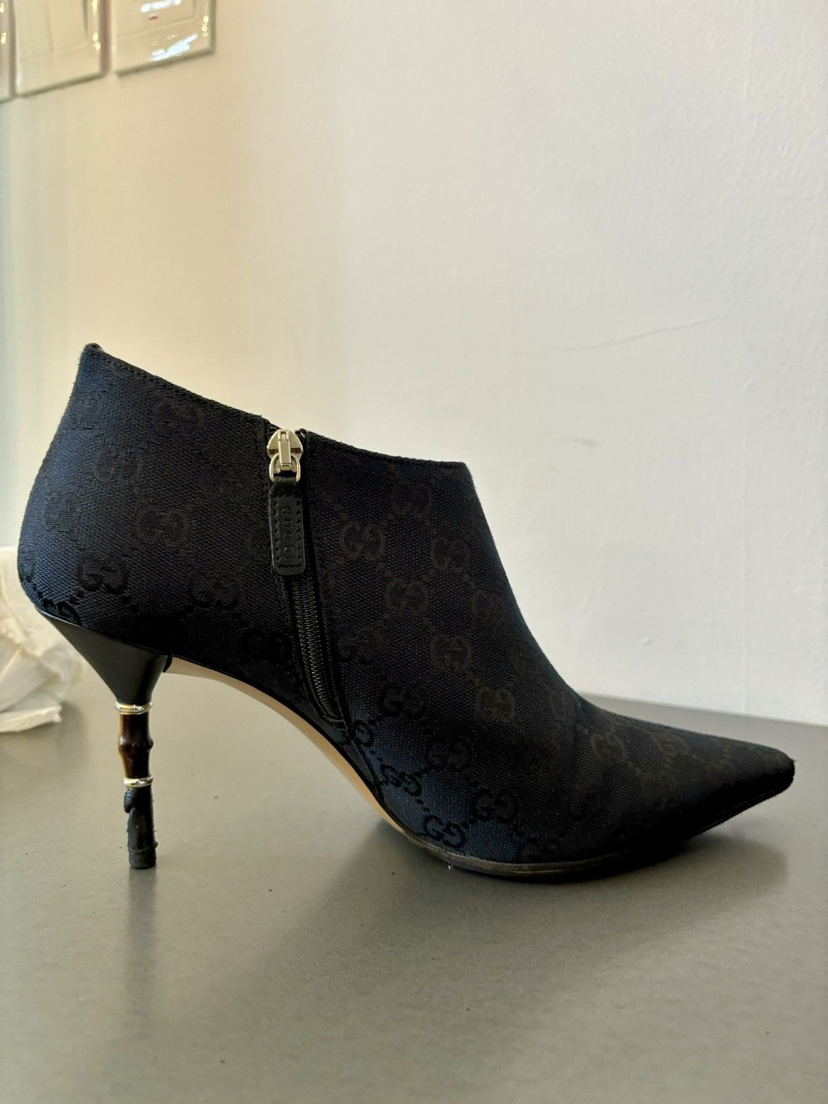 Gucci Rare Gucci by Tom Ford Ankle Boots Logo Canvas Size US 9 / IT 39 - 10 Thumbnail