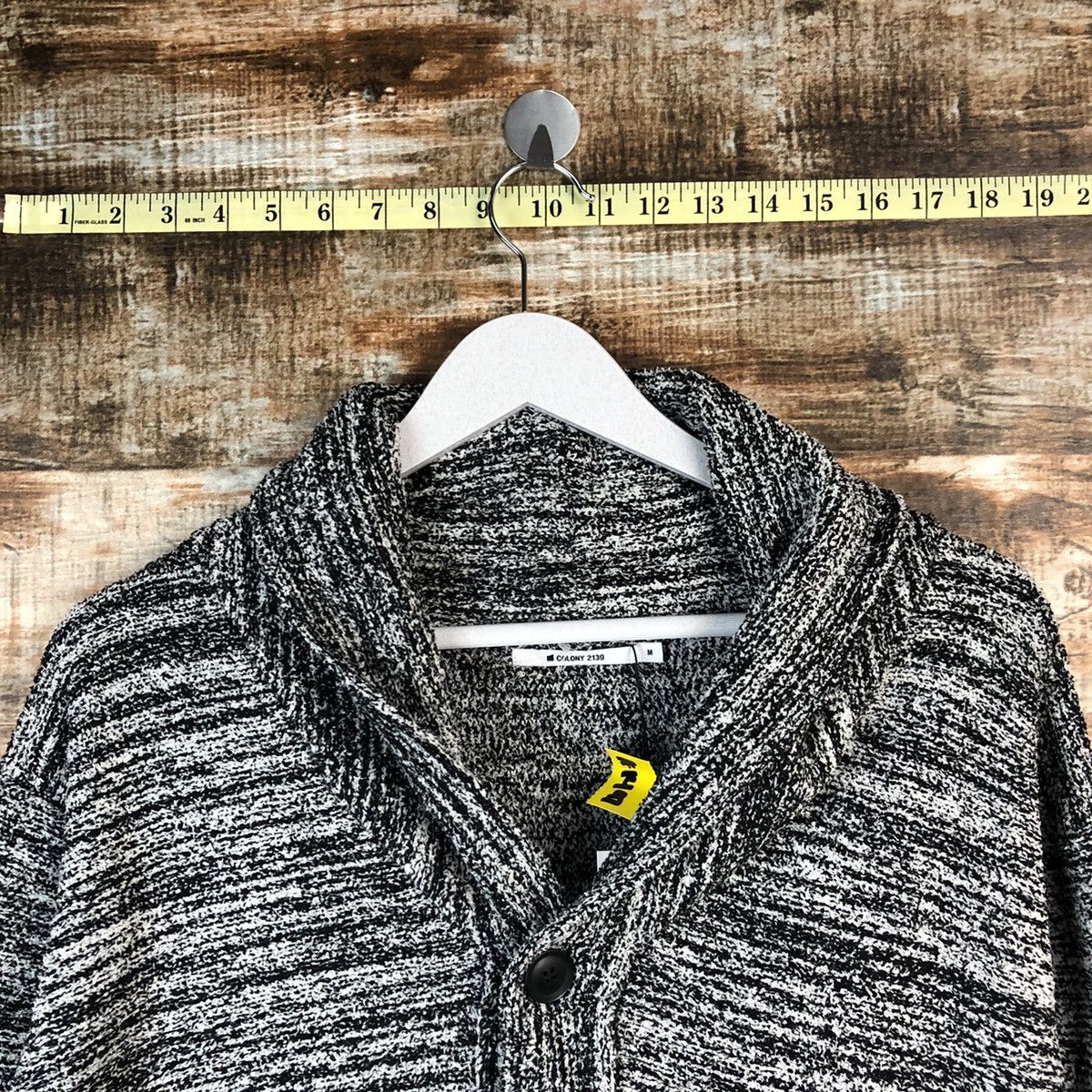 Japanese Brand Colony 2139 Grey Cardigan Knitwear #A1497 Size US M / EU 48-50 / 2 - 4 Thumbnail