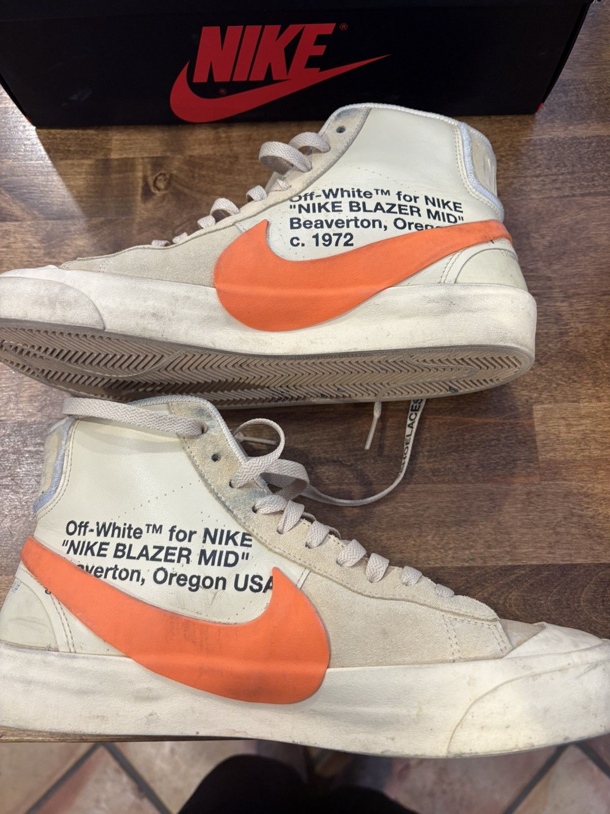 Nike × Off-White Mid Blazer Virgil Abloh Size US 10 / EU 43 - 1 Thumbnail