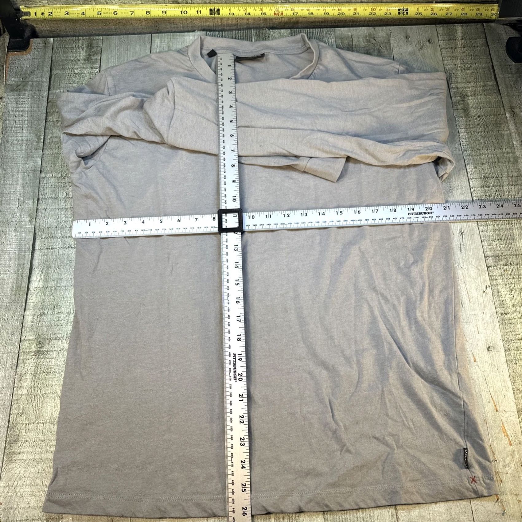 Vintage JACHS New York Mens Long Sleeve Crew Neck T Shirt Gray XXL Size US L / EU 52-54 / 3 - 3 Thumbnail