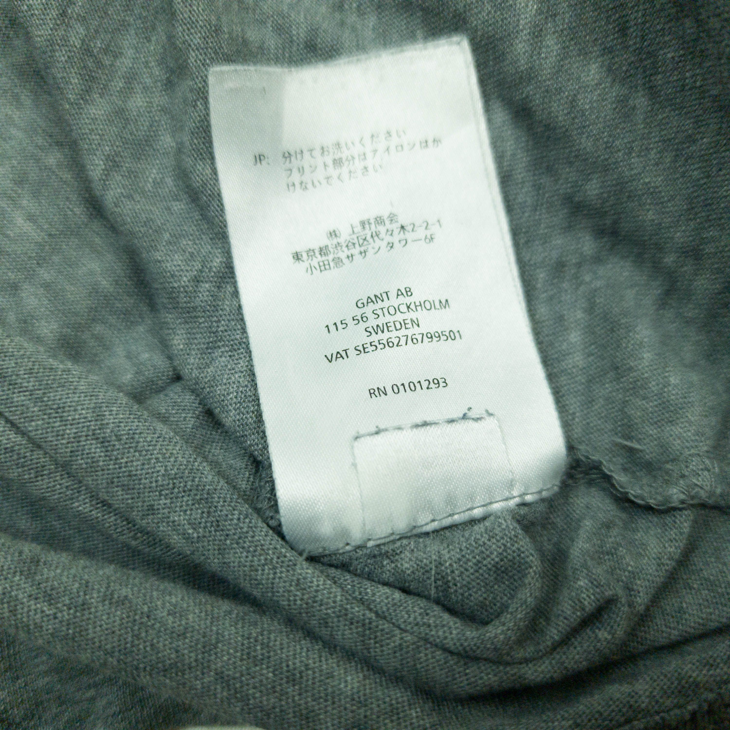 Gant Gant mens t-shirt cotton size M ( LABEL S ) vgc Size US M / EU 48-50 / 2 - 6 Thumbnail