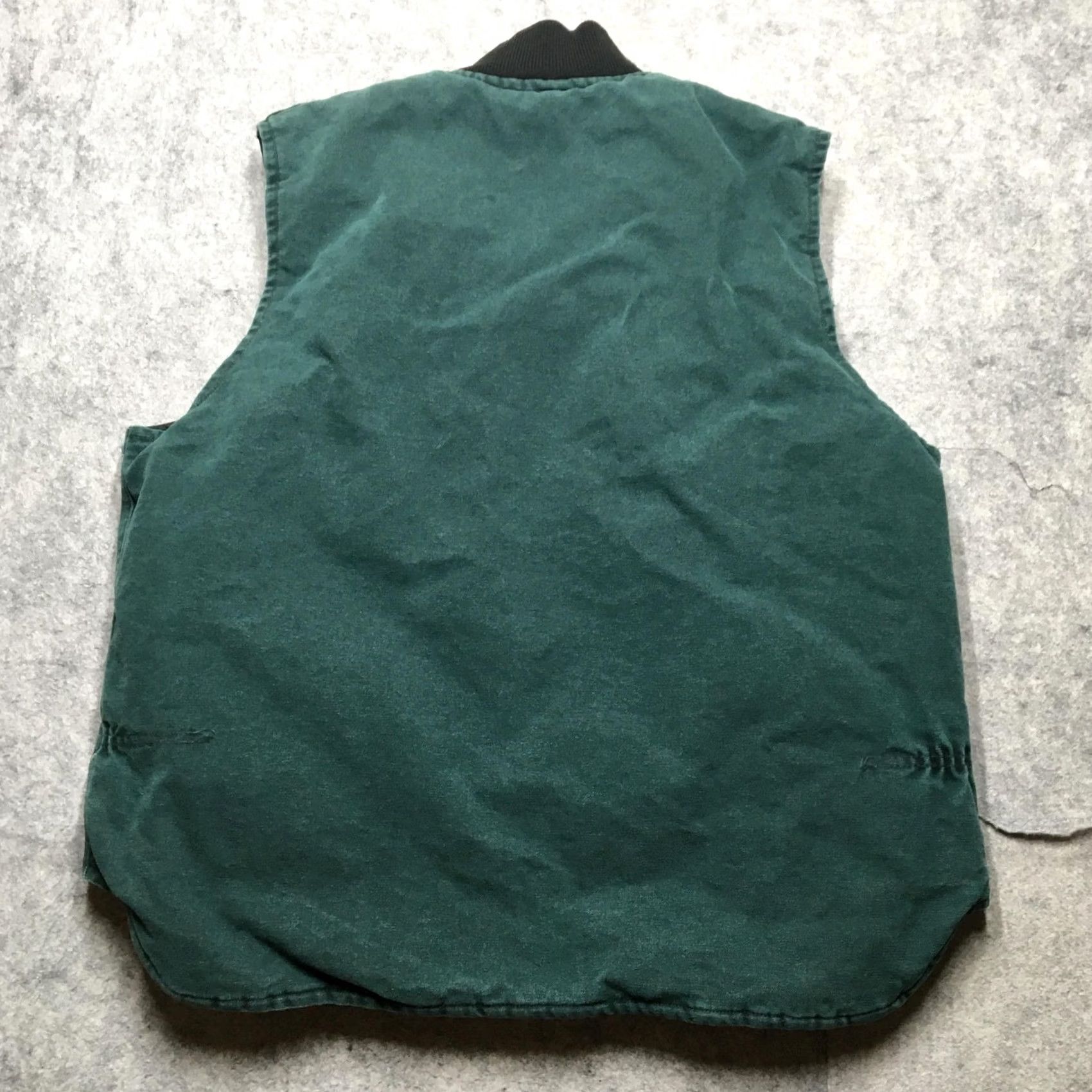 Carhartt VINTAGE Carhartt Vest Mens XL Green Canvas Quilted Insulated Workwear Lined Size US XL / EU 56 / 4 - 5 Thumbnail