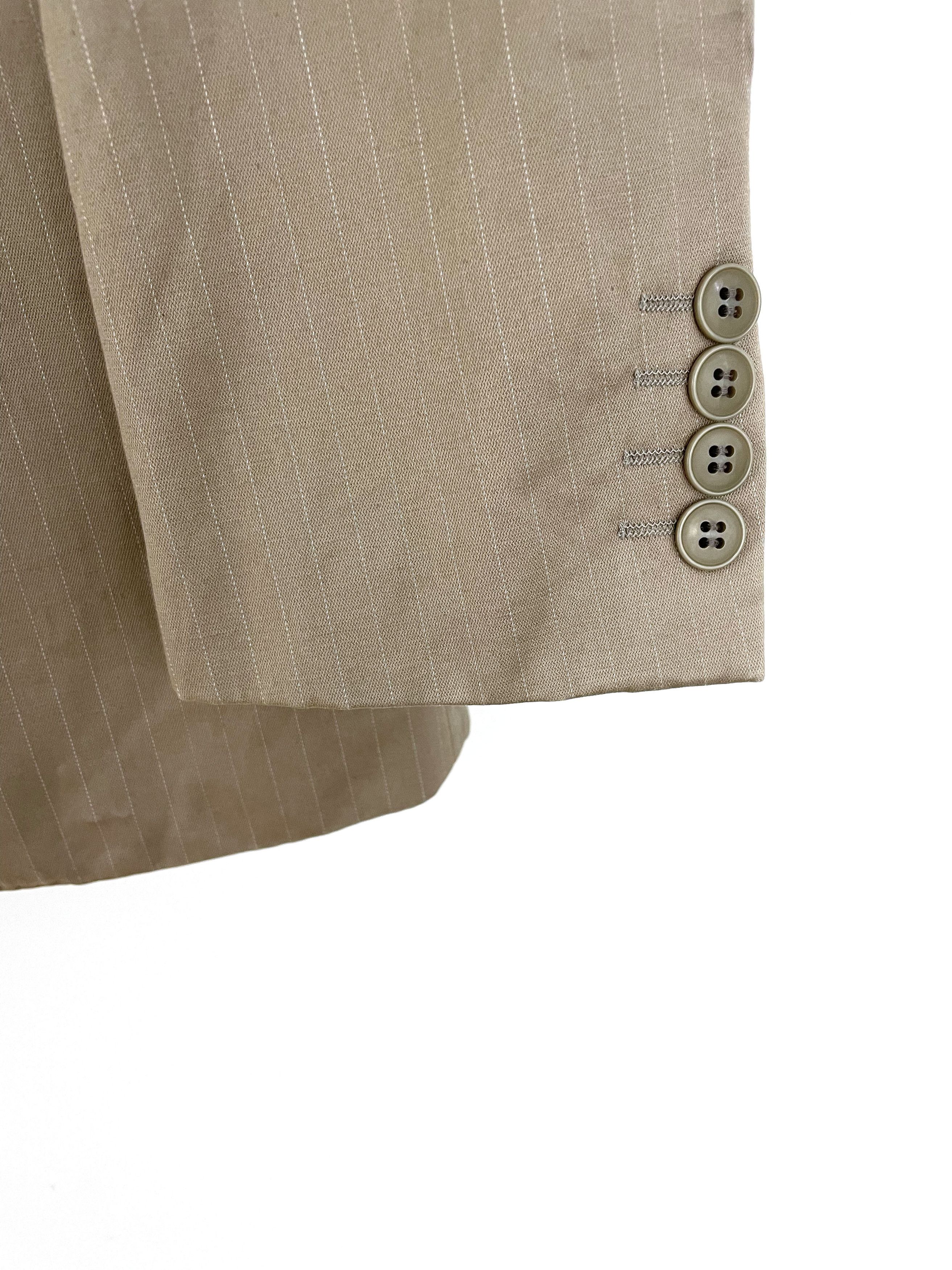 Yohji Yamamoto AAR Pinstripe Blazer Size US M / EU 48-50 / 2 - 8 Thumbnail