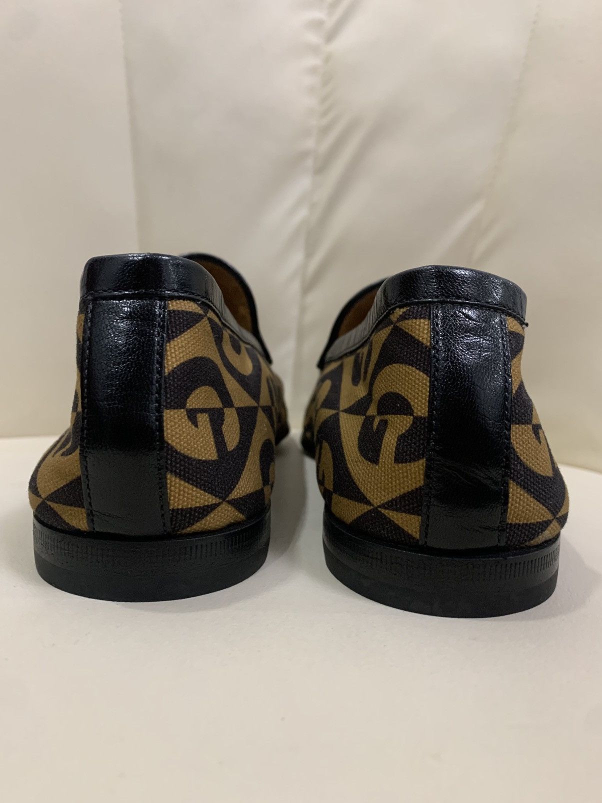 Gucci GUCCI HORSEBIT JORDAAN RHOMBUS LOAFERS Size US 7.5 / EU 40-41 - 6 Thumbnail