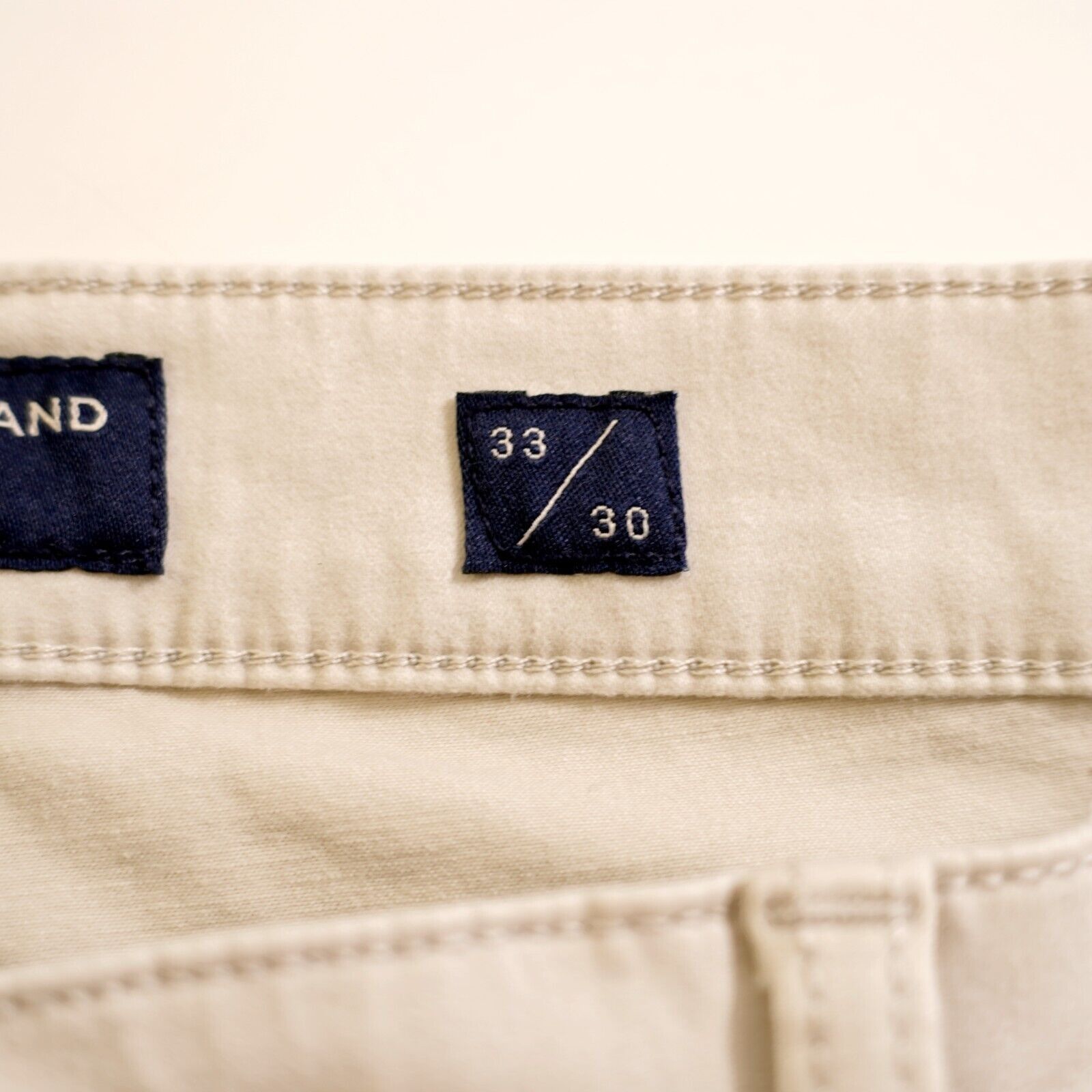 Lucky Brand Lucky Brand 363 Vintage Straight Lightweight Cream Jeans Mid Size US 34 / EU 50 - 9 Thumbnail