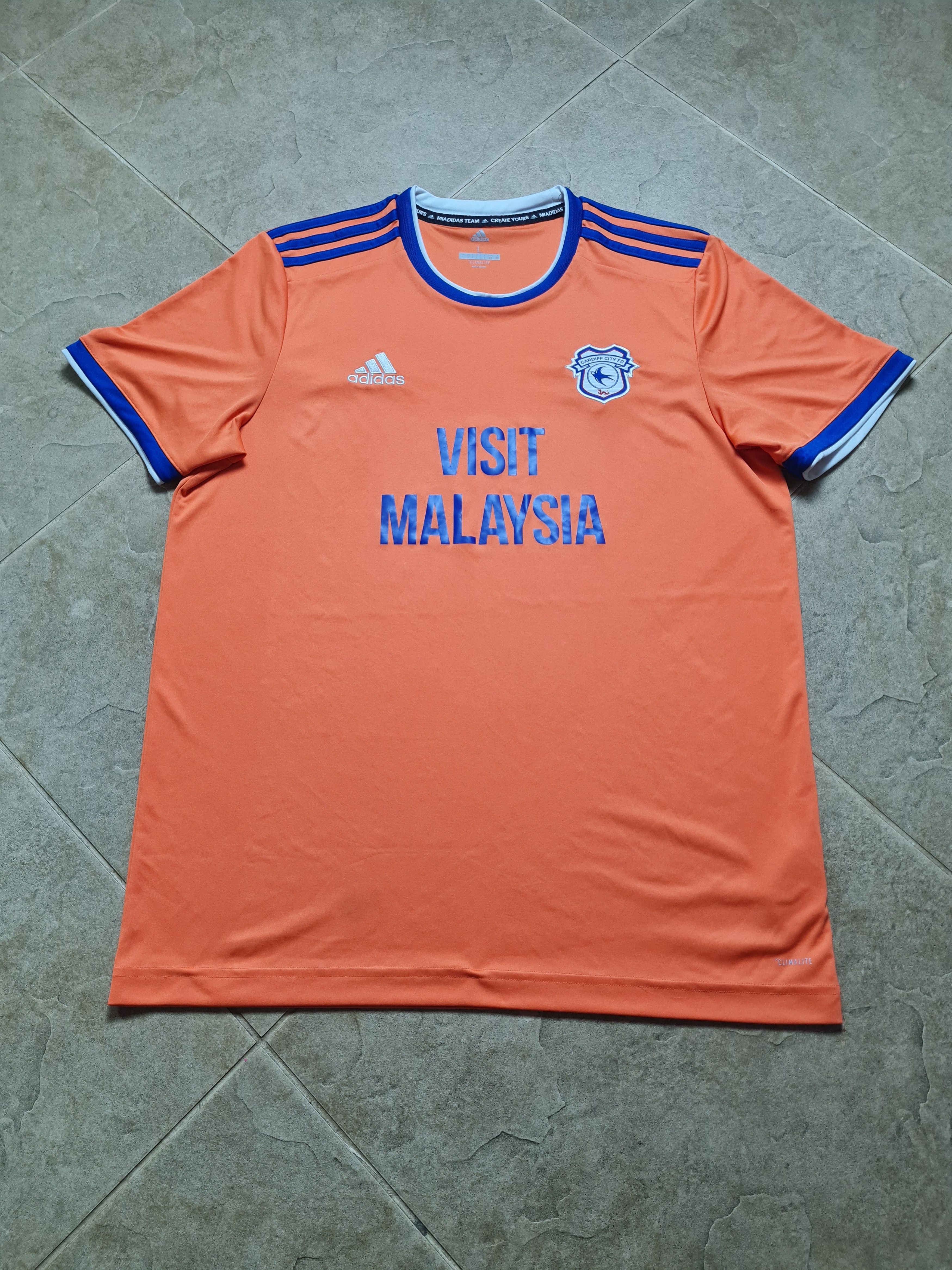 Adidas Jersey Soccer Adidas Cardiff City Football Shirt 2019/2020 L Size US L / EU 52-54 / 3 - 13 Thumbnail