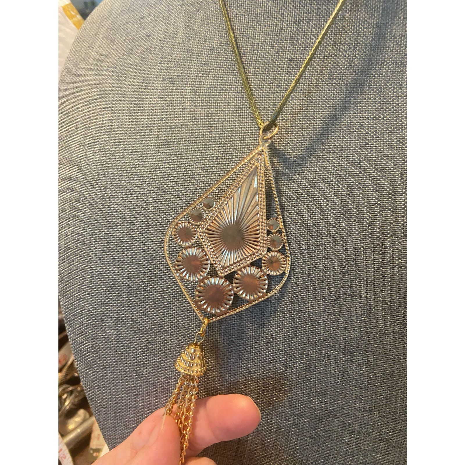 Handmade tassel necklace Size ONE SIZE - 3 Thumbnail
