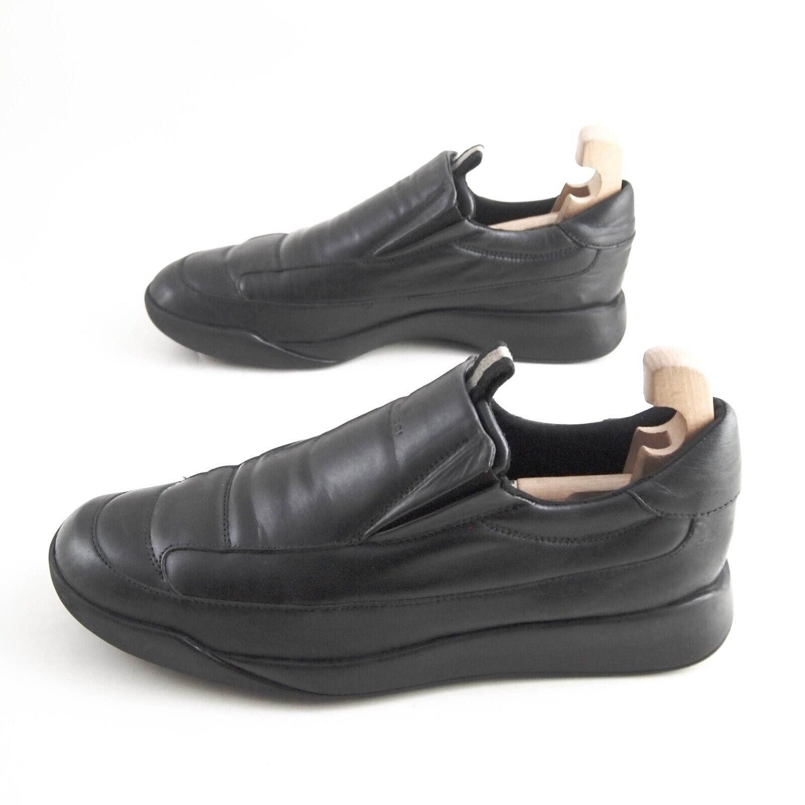 Gucci Gucci Lug Sole Slip Ons Sneaker Black Leather US 10 EU 43 Size US 10 / EU 43 - 2 Thumbnail