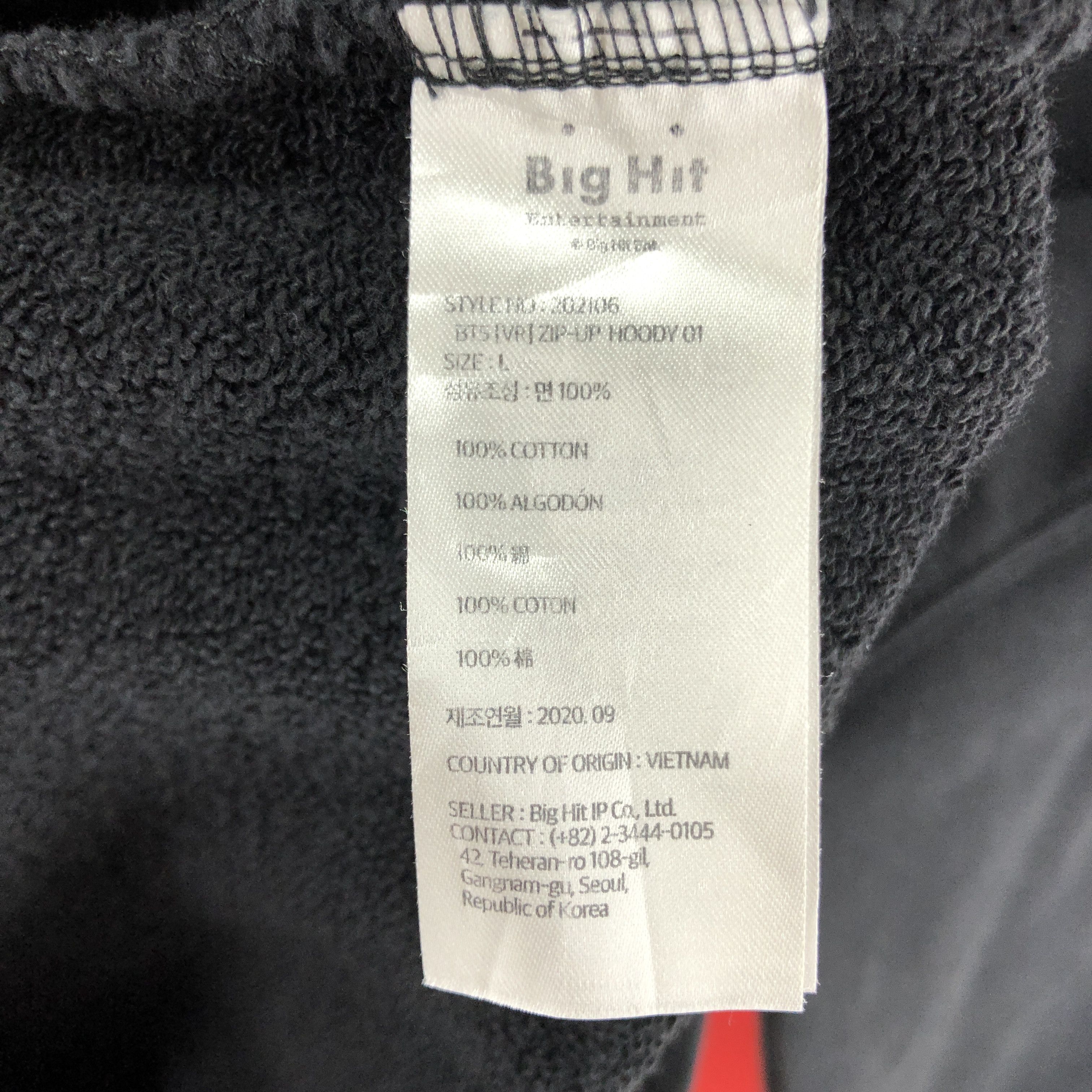 Band Tees BTS KPOP Korean Band by BIG HIT Hoodie Pullover #0794/V Size US S / EU 44-46 / 1 - 10 Thumbnail