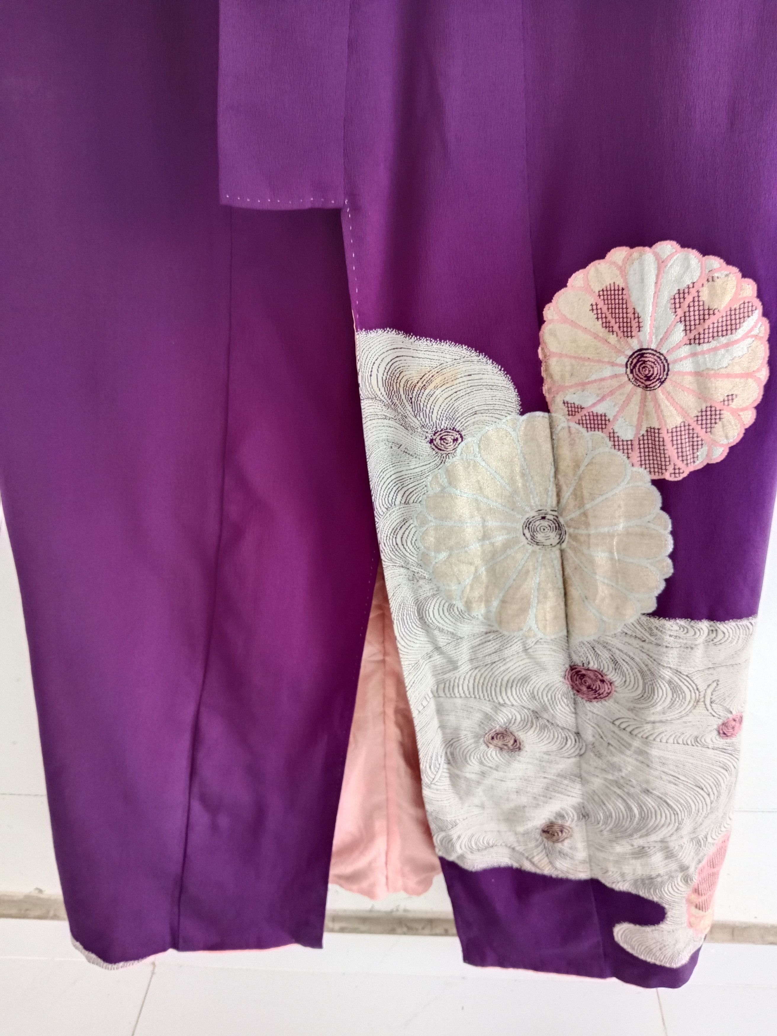 Japanese Brand Vintage Yukata Kimono Rare Motif Japanese Style Size ONE SIZE - 6 Thumbnail