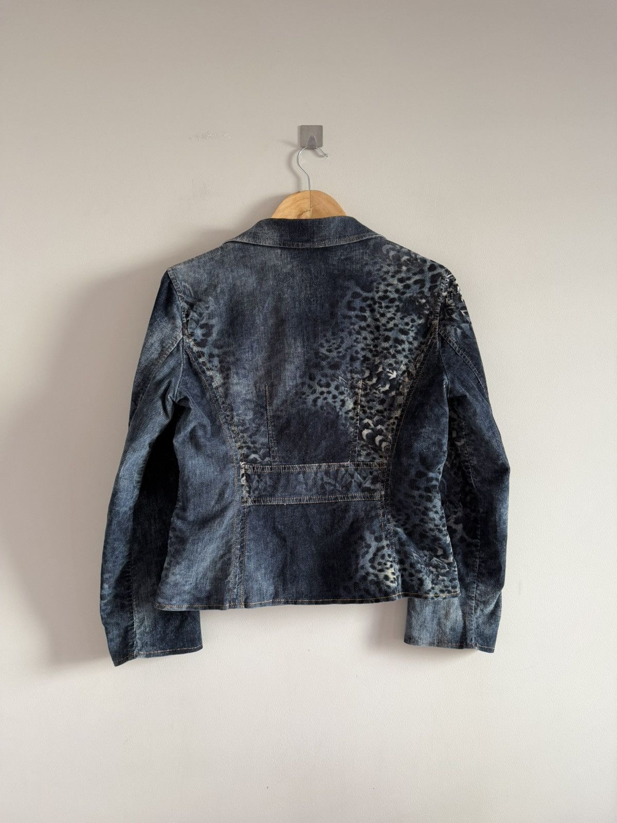Vintage Leopard Print Corduroy Blazer Size S / US 4 / IT 40 - 6 Thumbnail