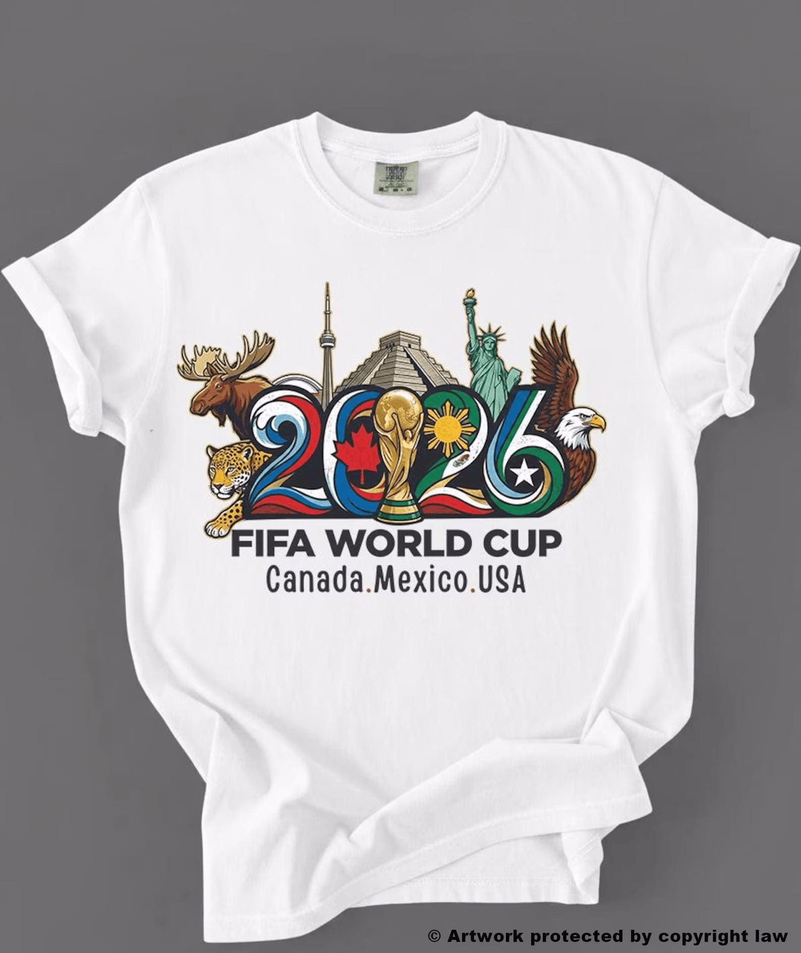 Other World Cup 2026 Commemorative Shirt – Canada · Mexico · USA Size US XXL / EU 58 / 5 - 3 Thumbnail