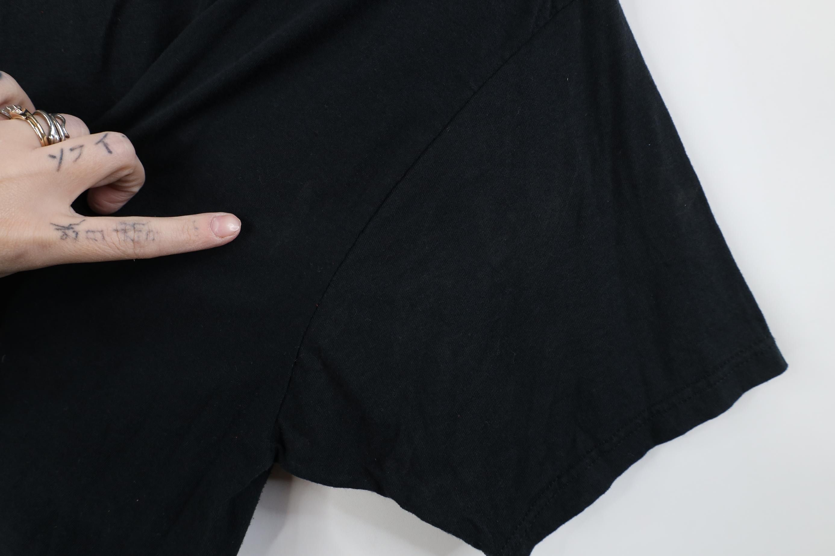 Vintage Vintage 90s Streetwear Pocket Short Sleeve T-Shirt Black Size US XXL / EU 58 / 5 - 9 Thumbnail