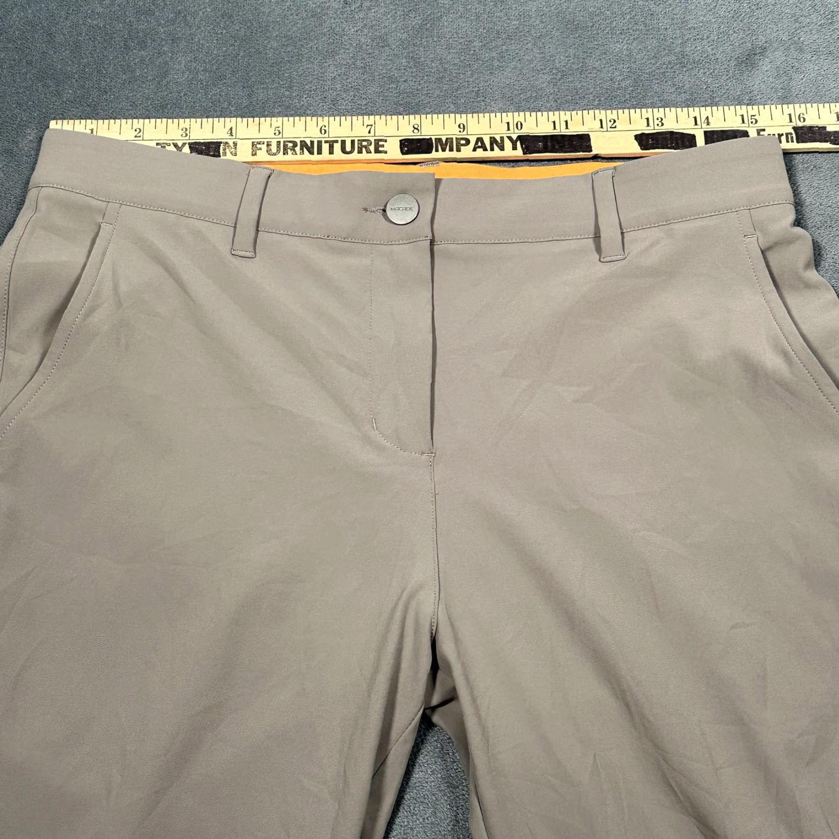 Vintage Macade Golf Pants Mens 40 R Slim Fit Gray Stretch Tapered Zip Cuffs Performance Size US 40 / EU 56 - 7 Thumbnail