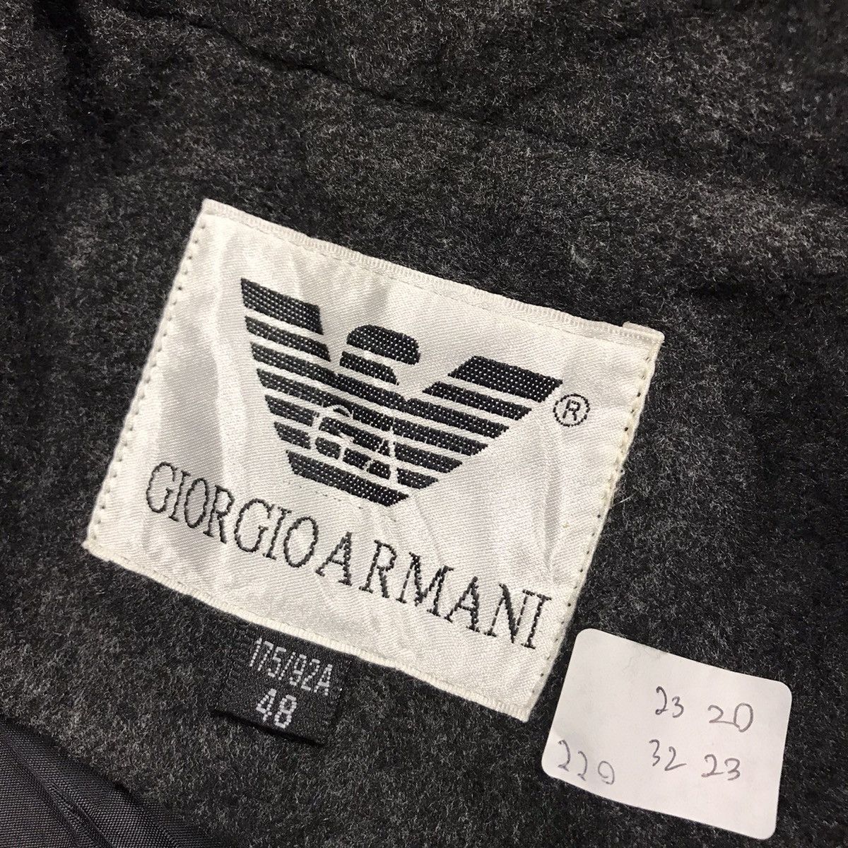 Giorgio Armani × Vintage GIORGIO ARMANI JAPAN COLLECTION BUTTON WOOL JACKET Size US M / EU 48-50 / 2 - 11 Thumbnail