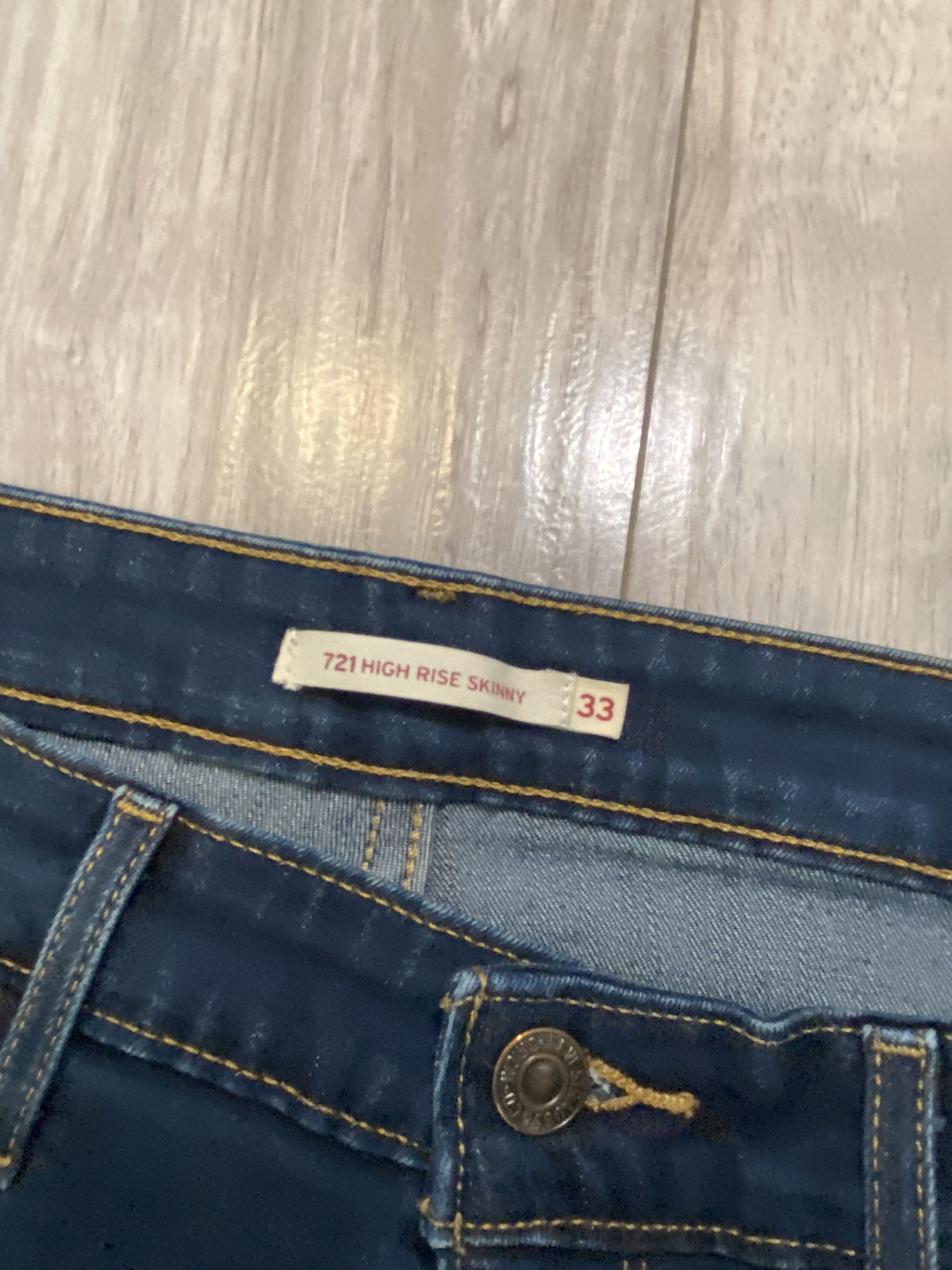 Levi's LEVIS HIGH RISE SKINNY Size 33" - 4 Thumbnail