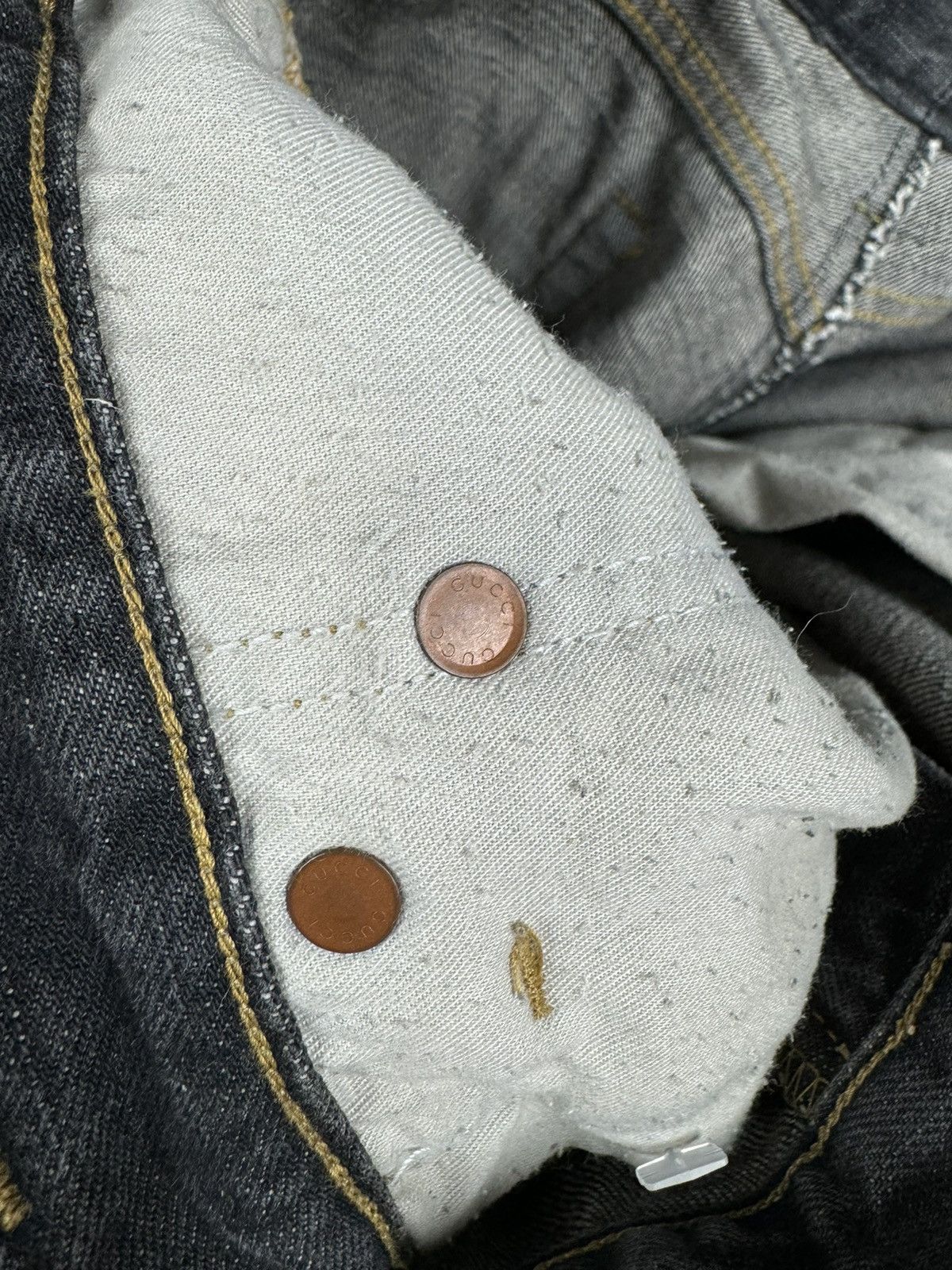 Designer GUCCI RARE VINTAGE JEANS 90S MADE IN ITALY 🇮🇹 Size US 34 / EU 50 - 11 Thumbnail