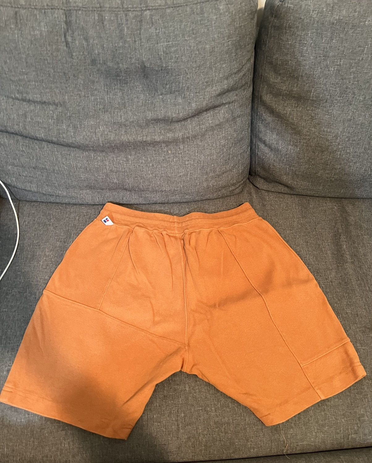 Kith × Russell Athletic Kith x Russell Athletic Reverse Shorts - Amber Brown - Small Size US 30 / EU 46 - 3 Thumbnail