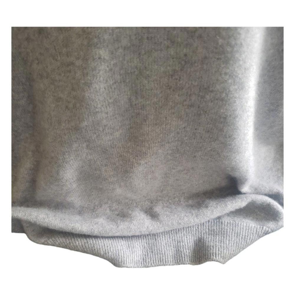 Nordstrom CT886 Nordstrom Ladies Cashmere Gray Scoop Neck Sweater XL Size XL / US 12-14 / IT 48-50 - 3 Thumbnail