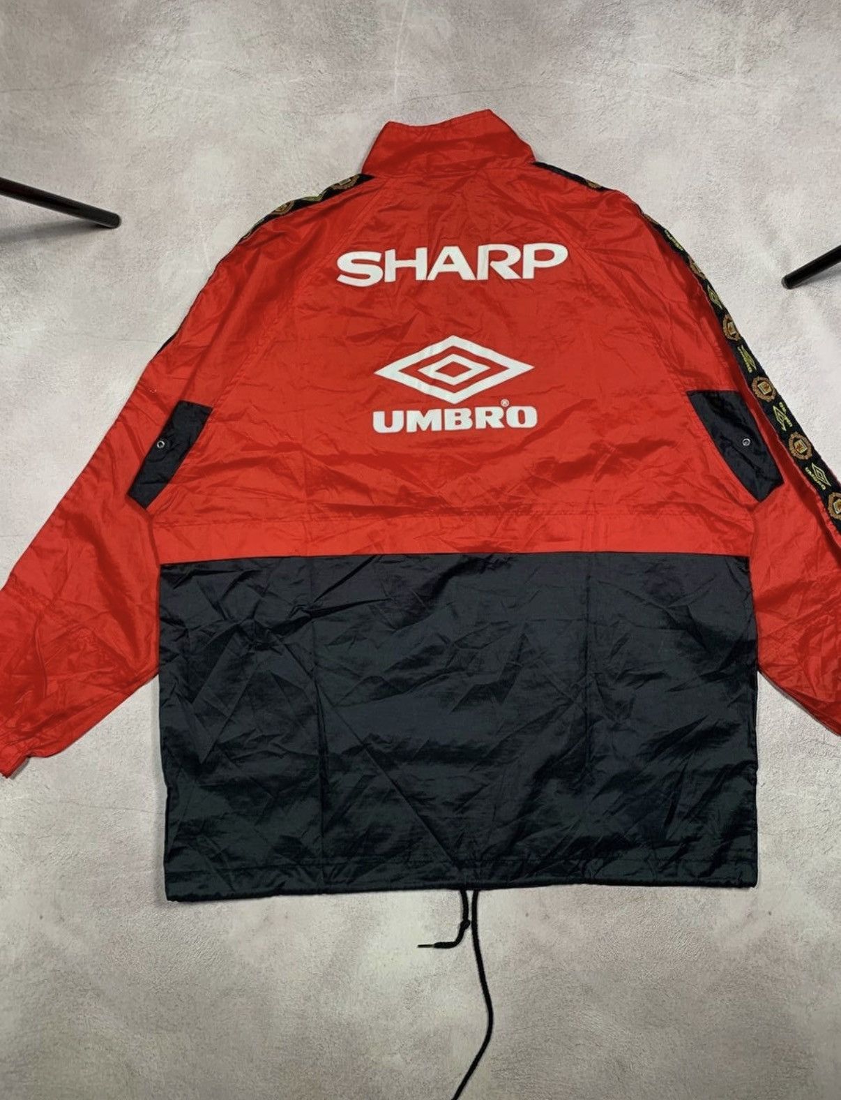 Umbro Umbro Manchester United 90s Track Jacket Size US L / EU 52-54 / 3 - 3 Thumbnail