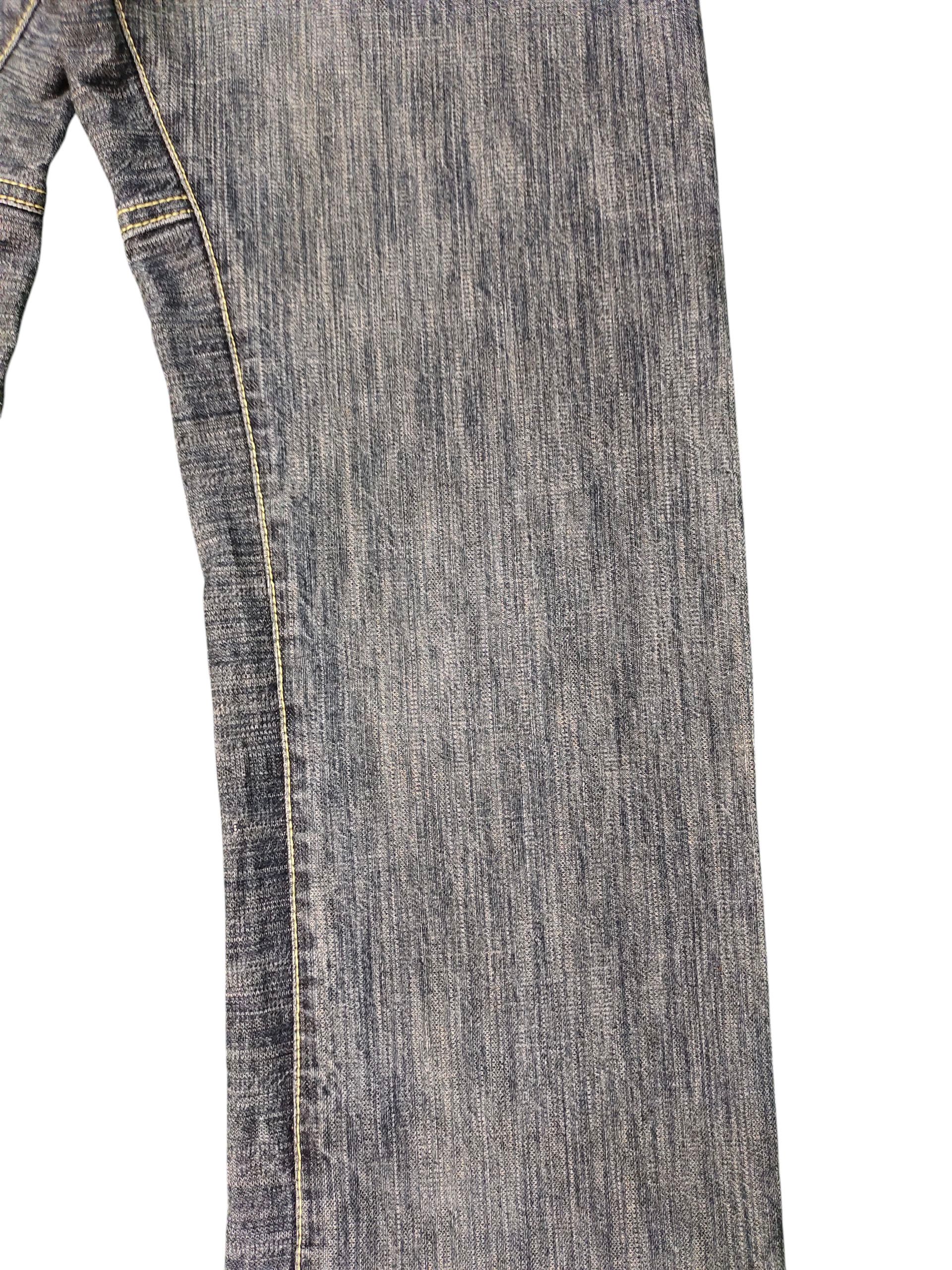 Karakuri Tamashii Vintage Wild Khakis Crossed Circle Japanese Distress Jeans Size US 34 / EU 50 - 3 Thumbnail