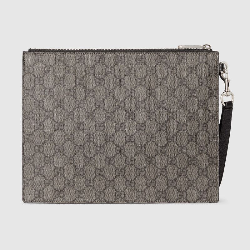 Gucci oc11z1225 Size: OS / Pouch With Strap in Beige & Black Size ONE SIZE - 3 Thumbnail
