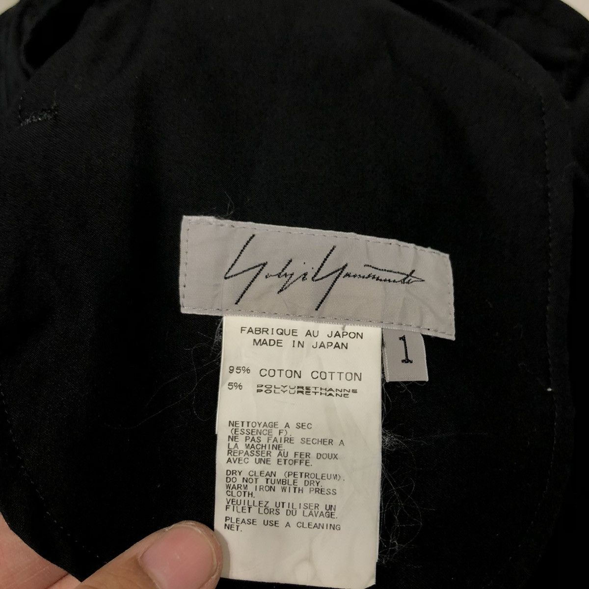 Yohji Yamamoto 🔥RICH BLACK GABARDINE DECO BONDAGE DESIGN YOHJI YAMAMOTO Size US 30 / EU 46 - 21 Thumbnail