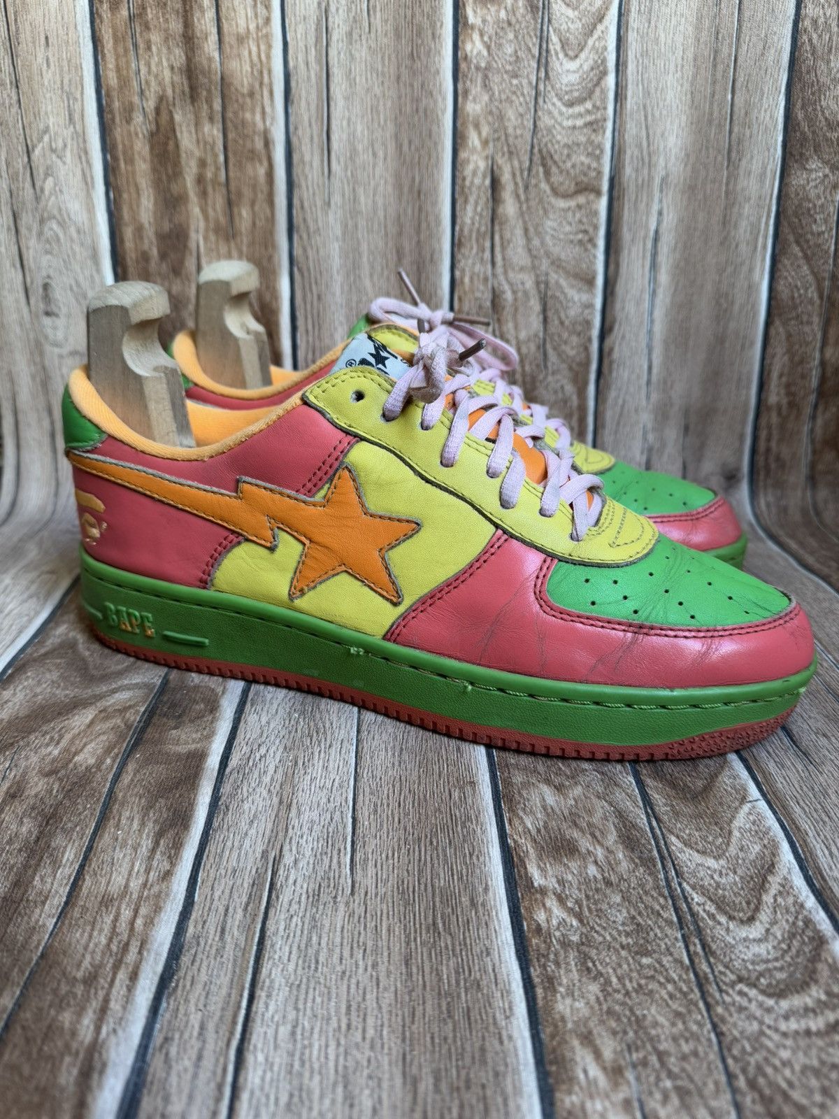 Bape × Nigo 2009 woodland camo bapesta Size US 9 / EU 42 - 2 Thumbnail