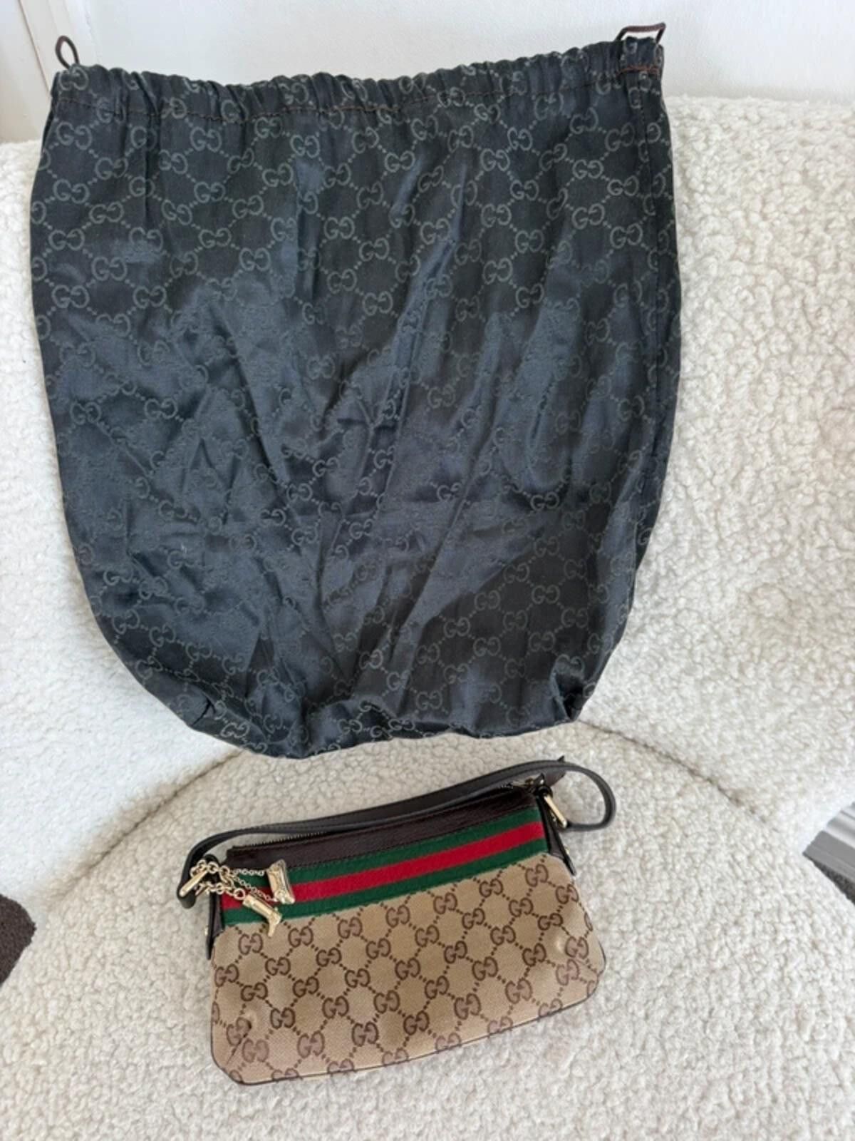 Gucci Gucci GG Canvas Sherry Line Mini Shoulder Bag Size ONE SIZE - 12 Thumbnail