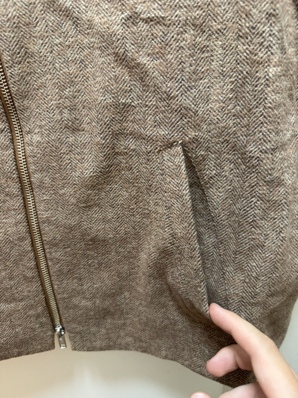 Kotn Kotn Herringbone Vest Brown Size US XL / EU 56 / 4 - 3 Thumbnail