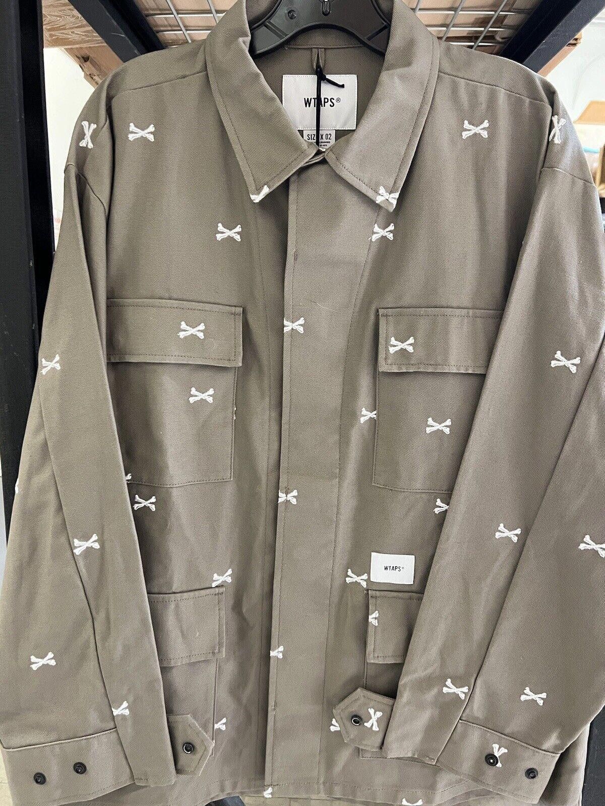 Designer WTAPS EX44 Collection Buds Bones Jacket Grey Size 02 M Size US M / EU 48-50 / 2 - 2 Thumbnail