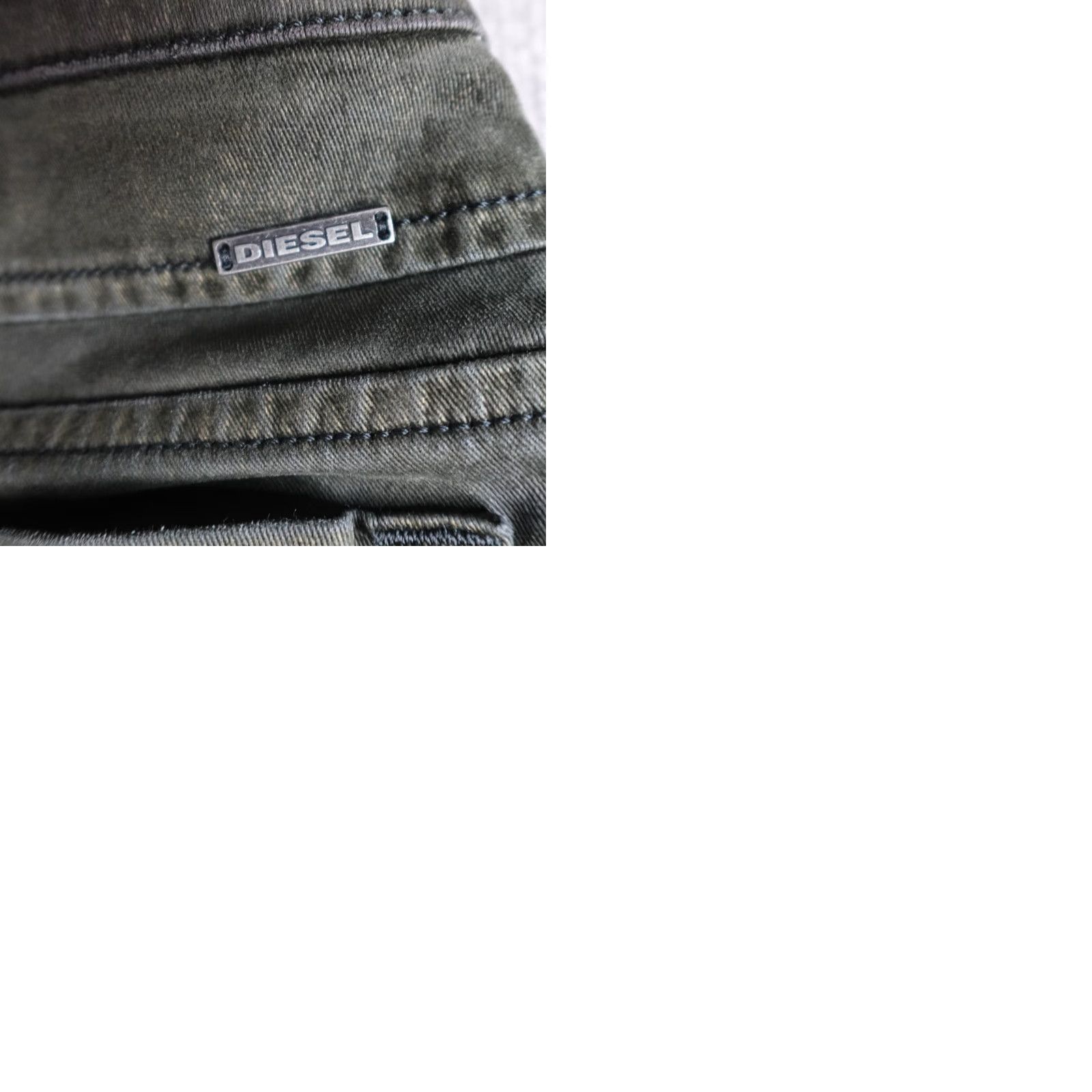 Diesel Diesel Jeans 30 Regular Green D-Bazer Slim Tapered Denim 31/32 Inseam Belt Loops Mens Size US 30 / EU 46 - 10 Thumbnail