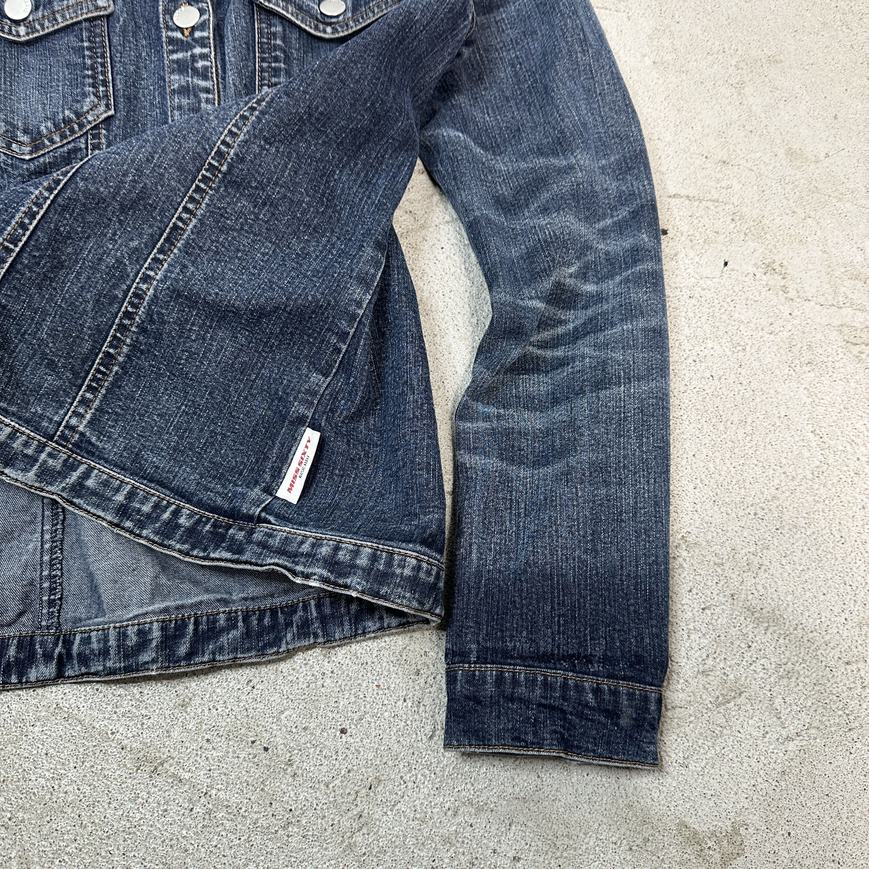 Miss Sixty × Vintage Miss Sixty Y2K Vintage Fitted Denim Jacket Size M / US 6-8 / IT 42-44 - 3 Thumbnail
