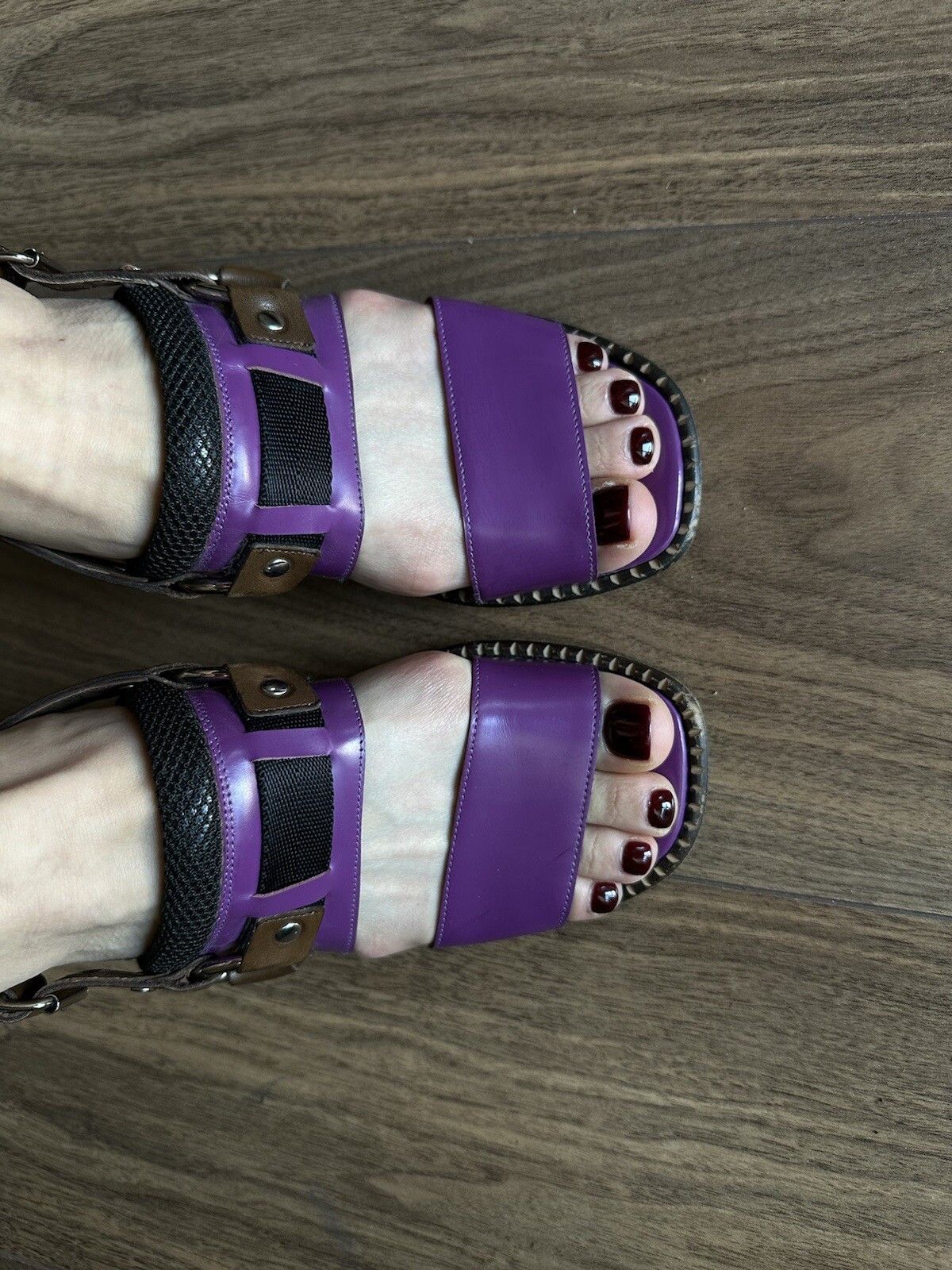 Marni Marni Heels Leather Strap Block Heel Slingback Sandals Size US 6.5 / IT 36.5 - 8 Thumbnail